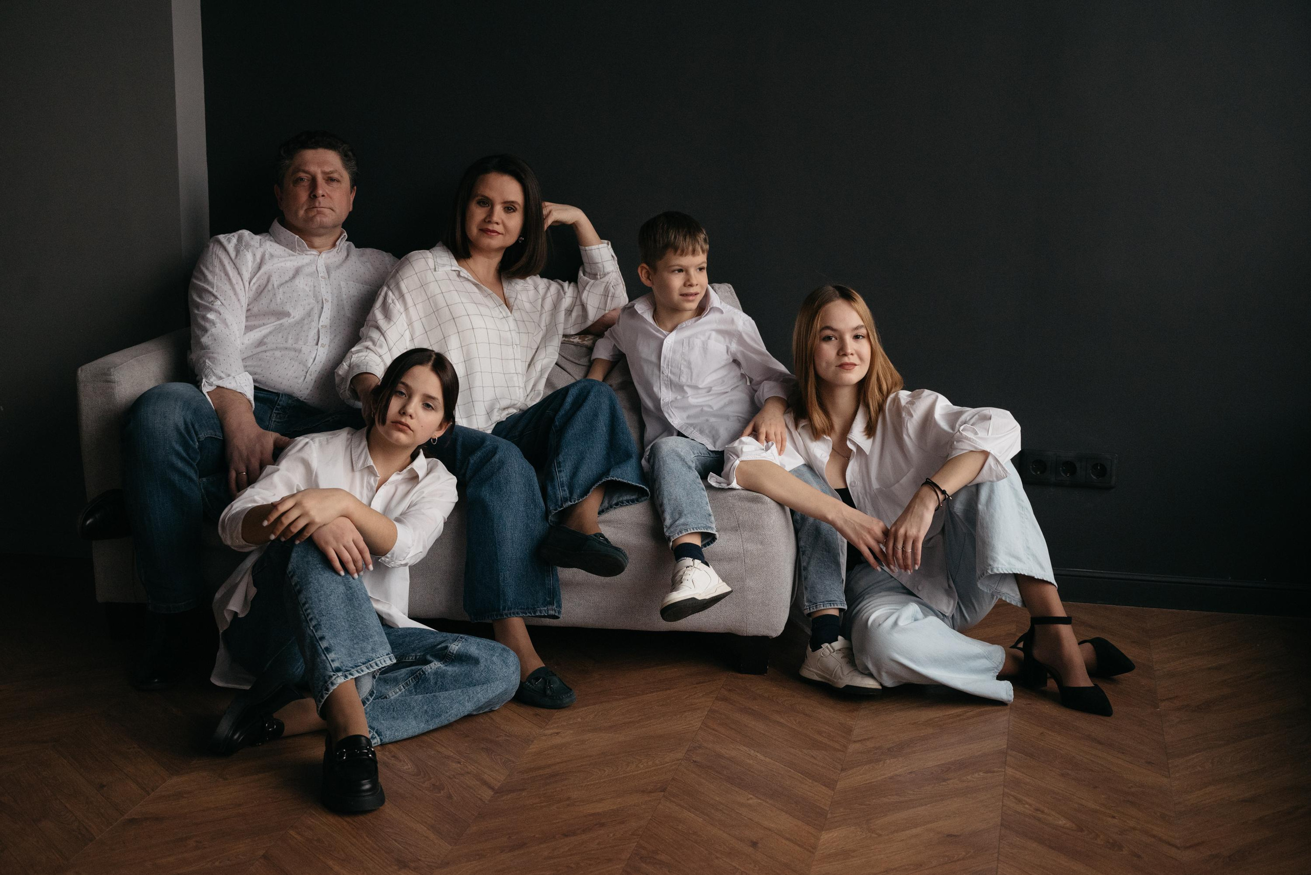 Семейная в студии Tend. Свадебный фотограф Ижевск Петр Шишков