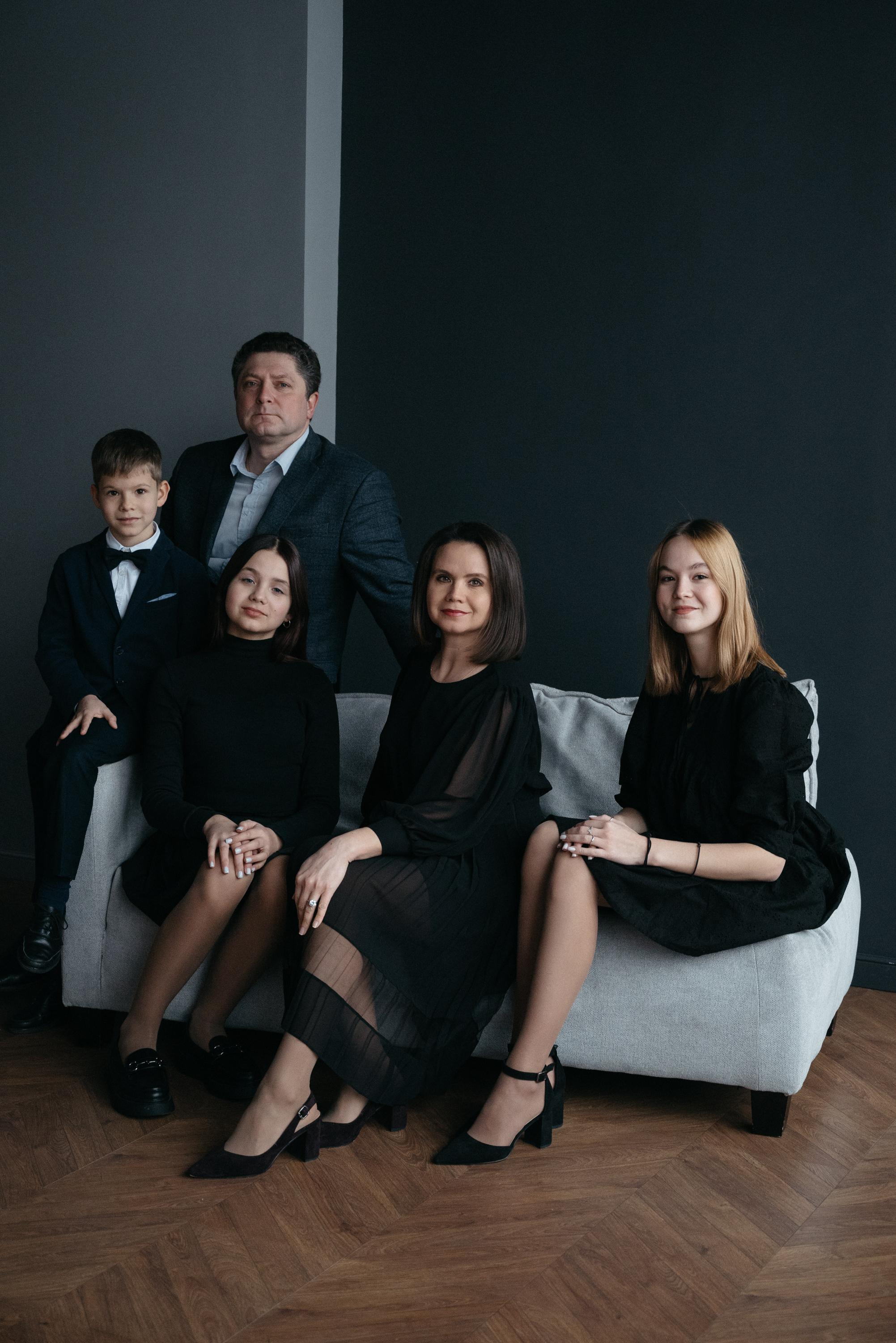 Семейная в студии Tend. Свадебный фотограф Ижевск Петр Шишков