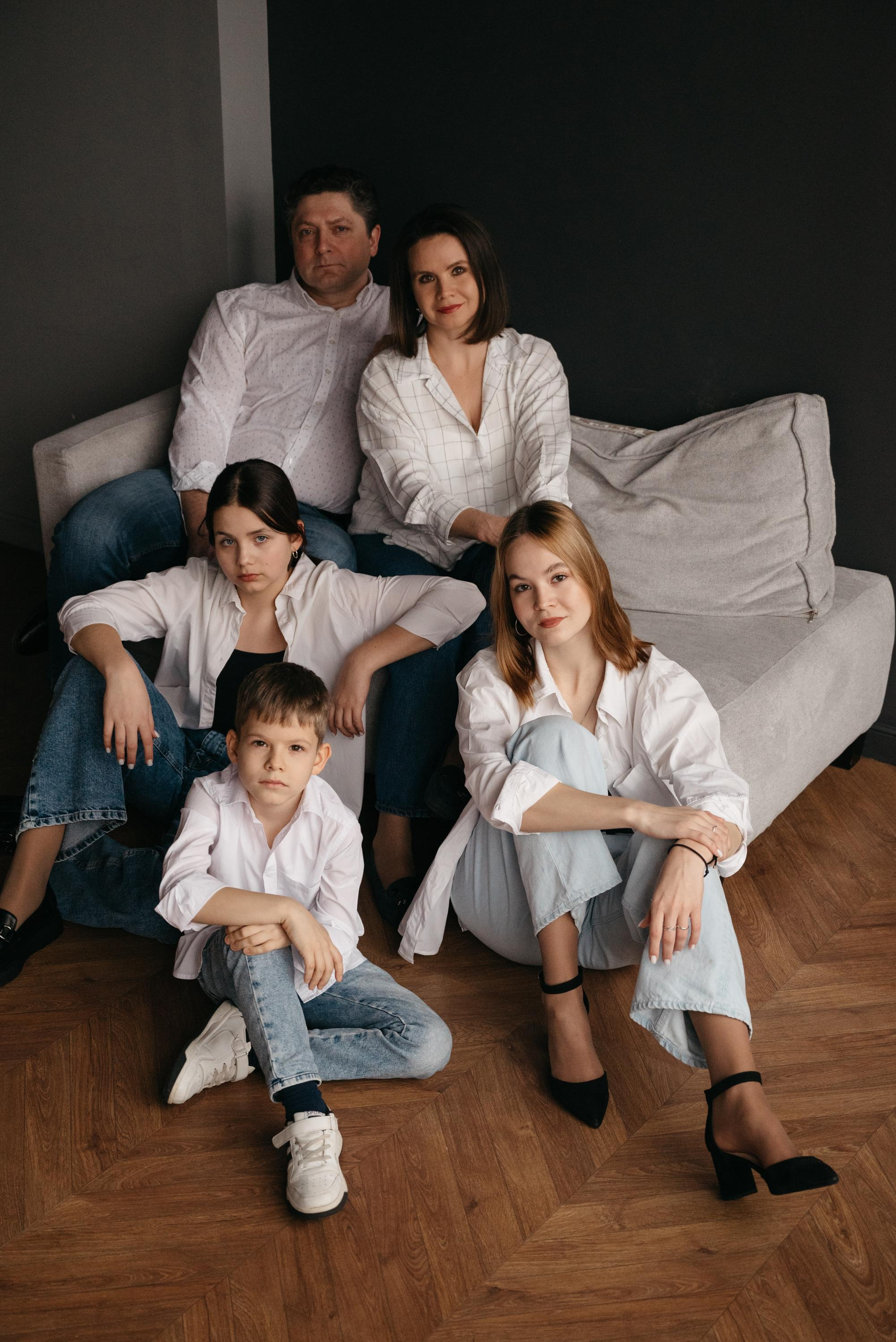 Семейная в студии Tend. Свадебный фотограф Ижевск Петр Шишков