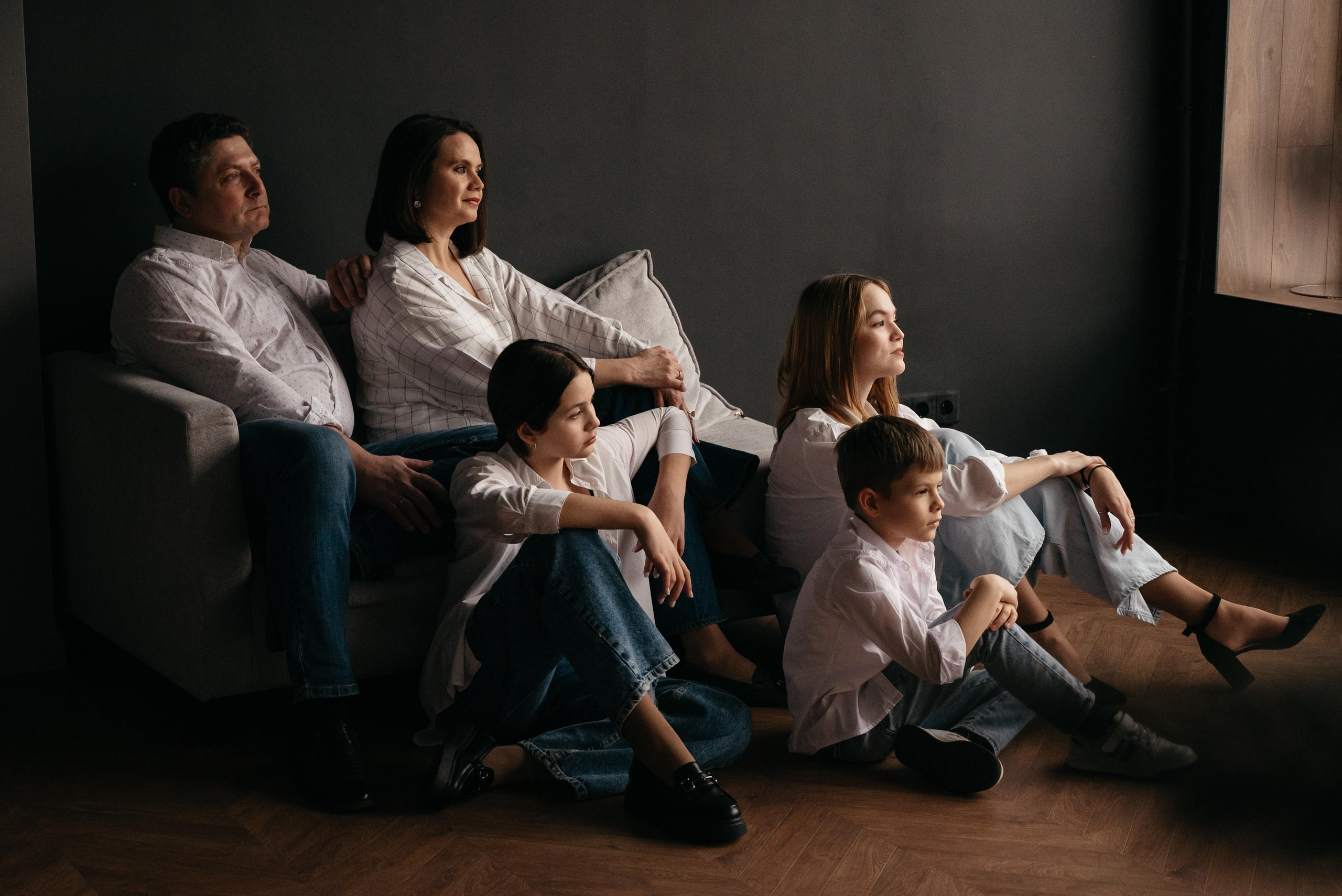 Семейная в студии Tend. Свадебный фотограф Ижевск Петр Шишков