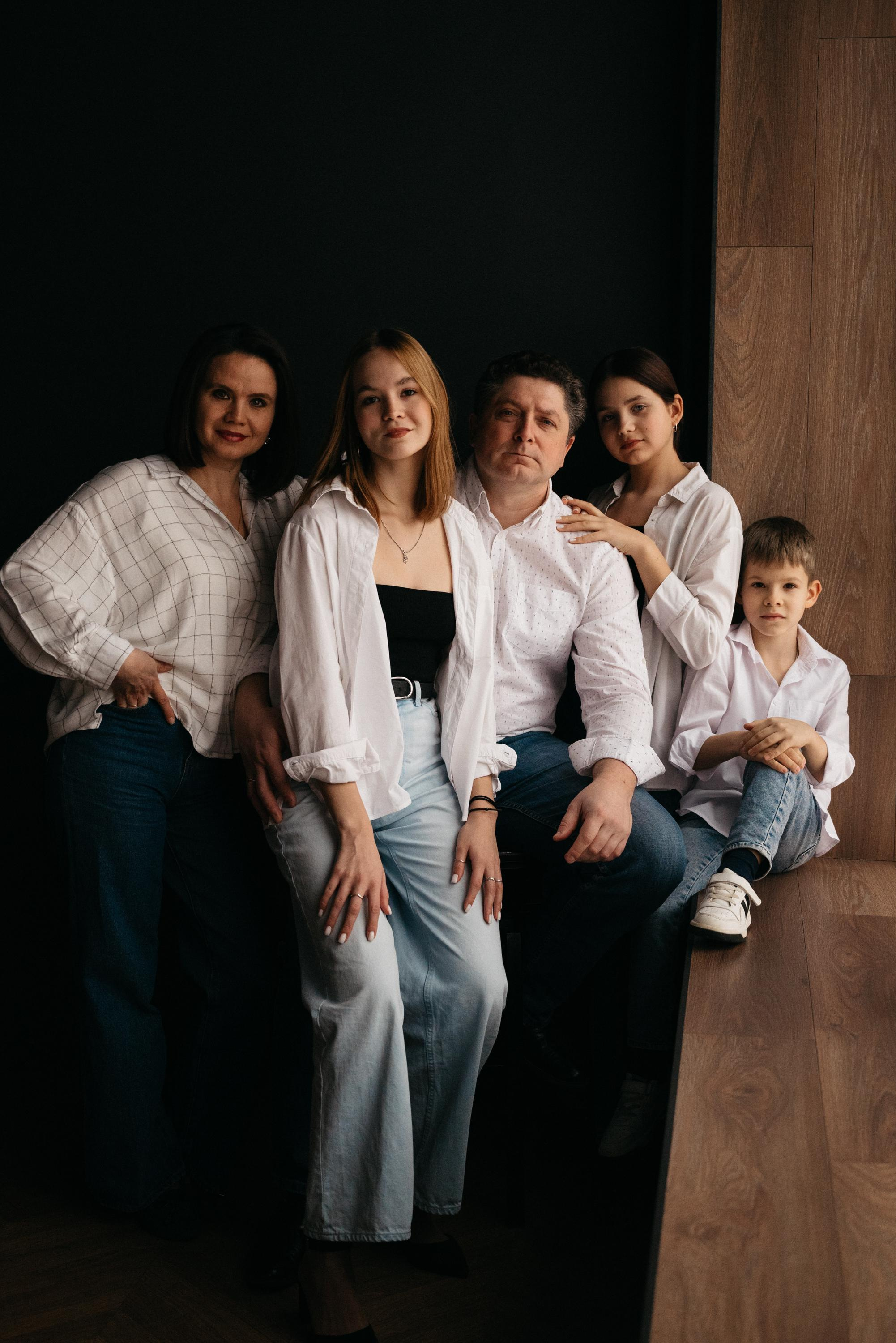 Семейная в студии Tend. Свадебный фотограф Ижевск Петр Шишков