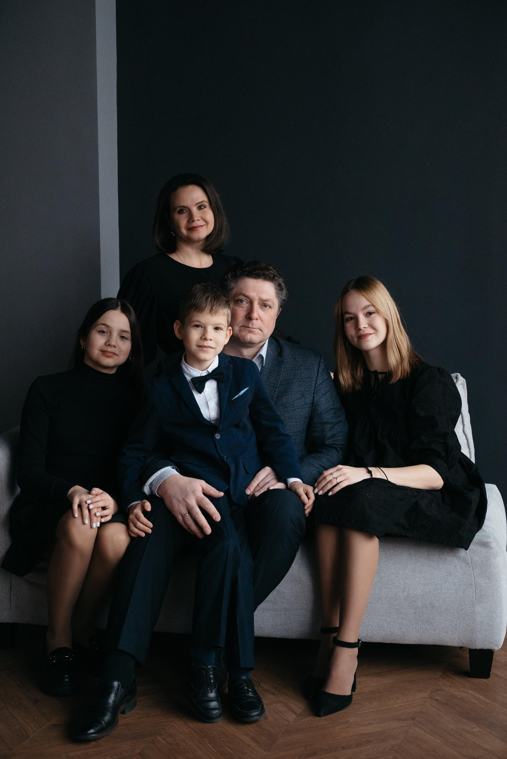 Семейная в студии Tend. Свадебный фотограф Ижевск Петр Шишков