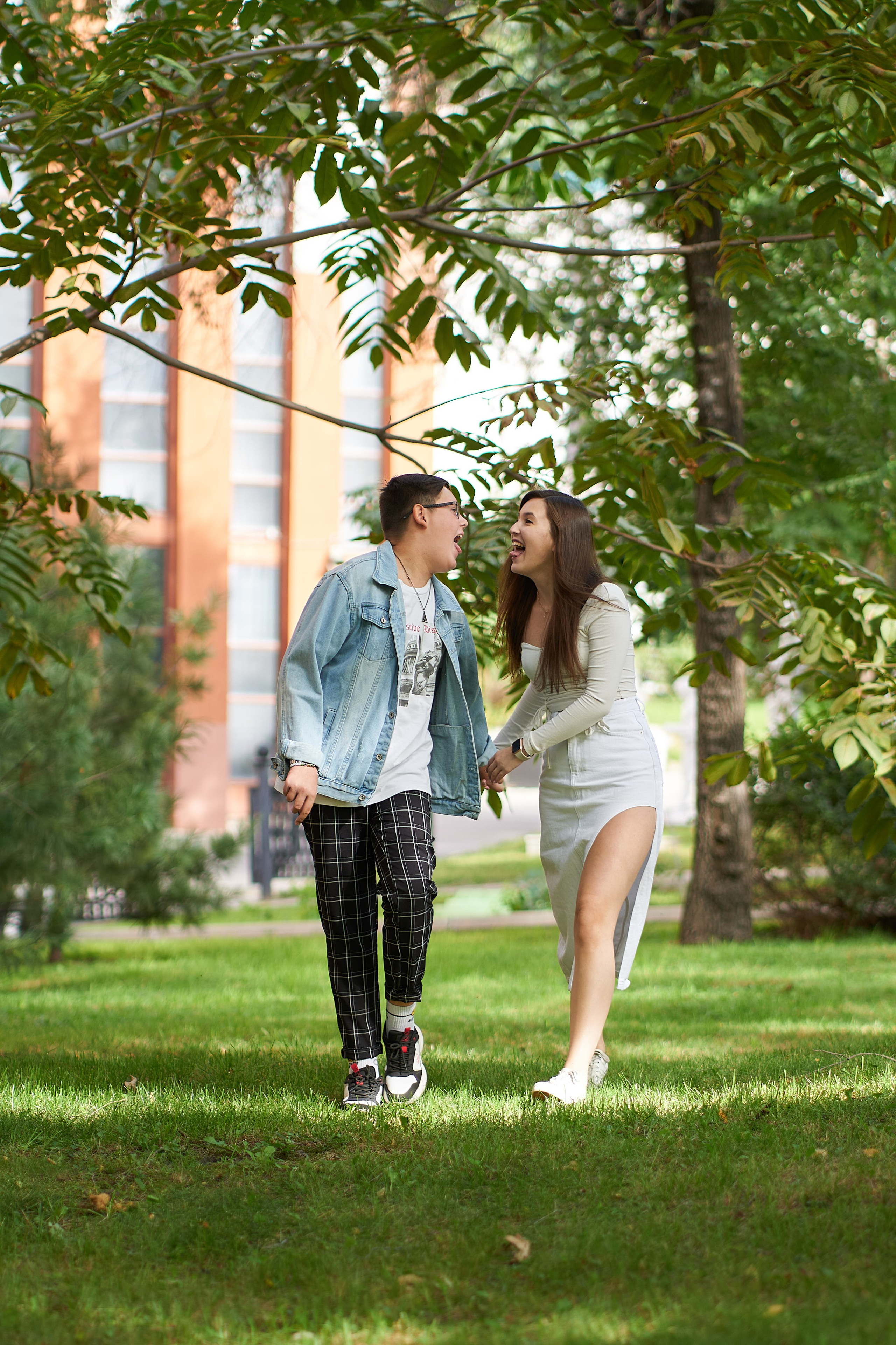 Прогулка с семьёй. Анна Катасонова