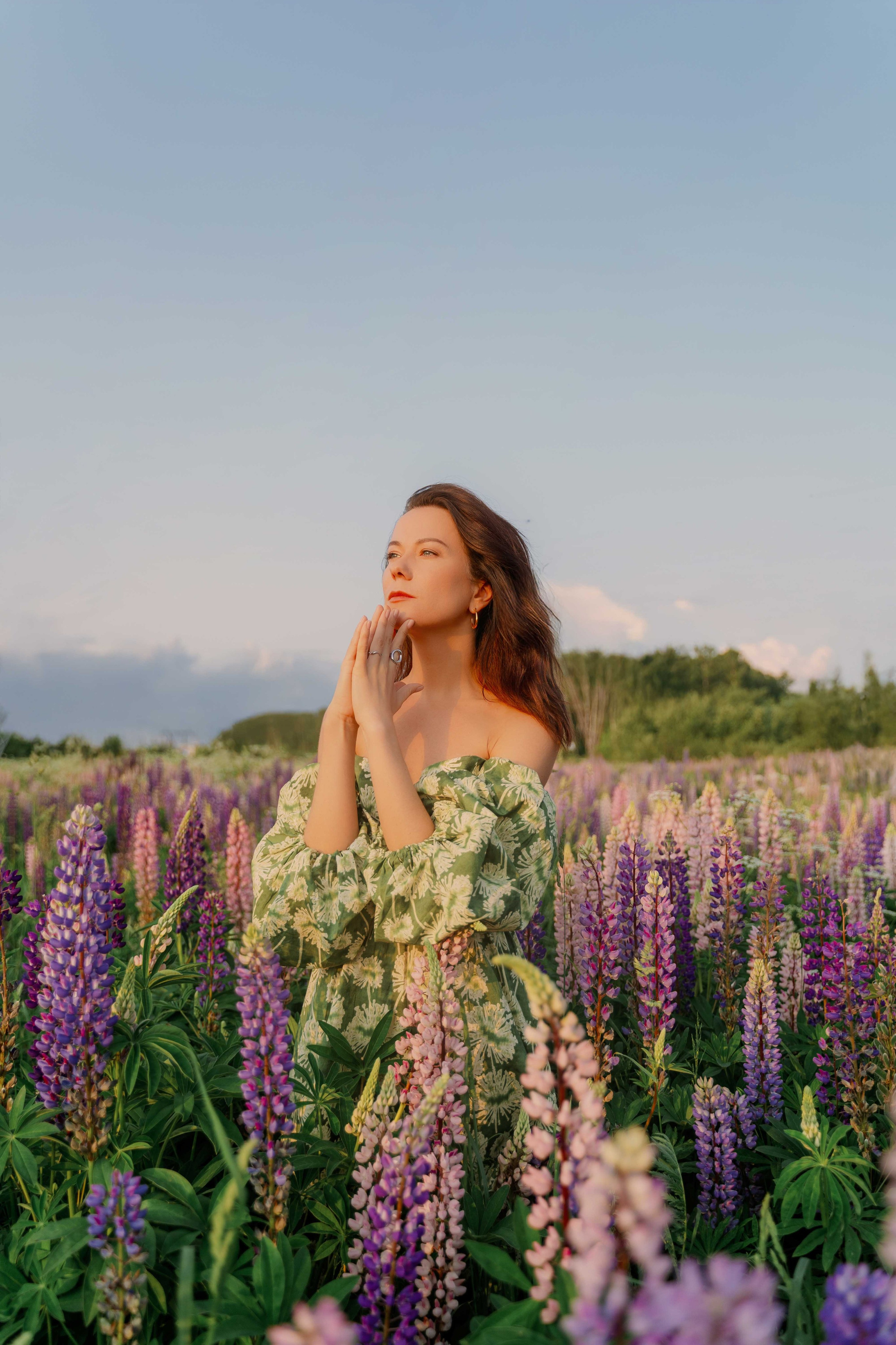 Наташа и люпины. Фотограф и видеограф в Москве и Абу Даби Мария Кулагина
