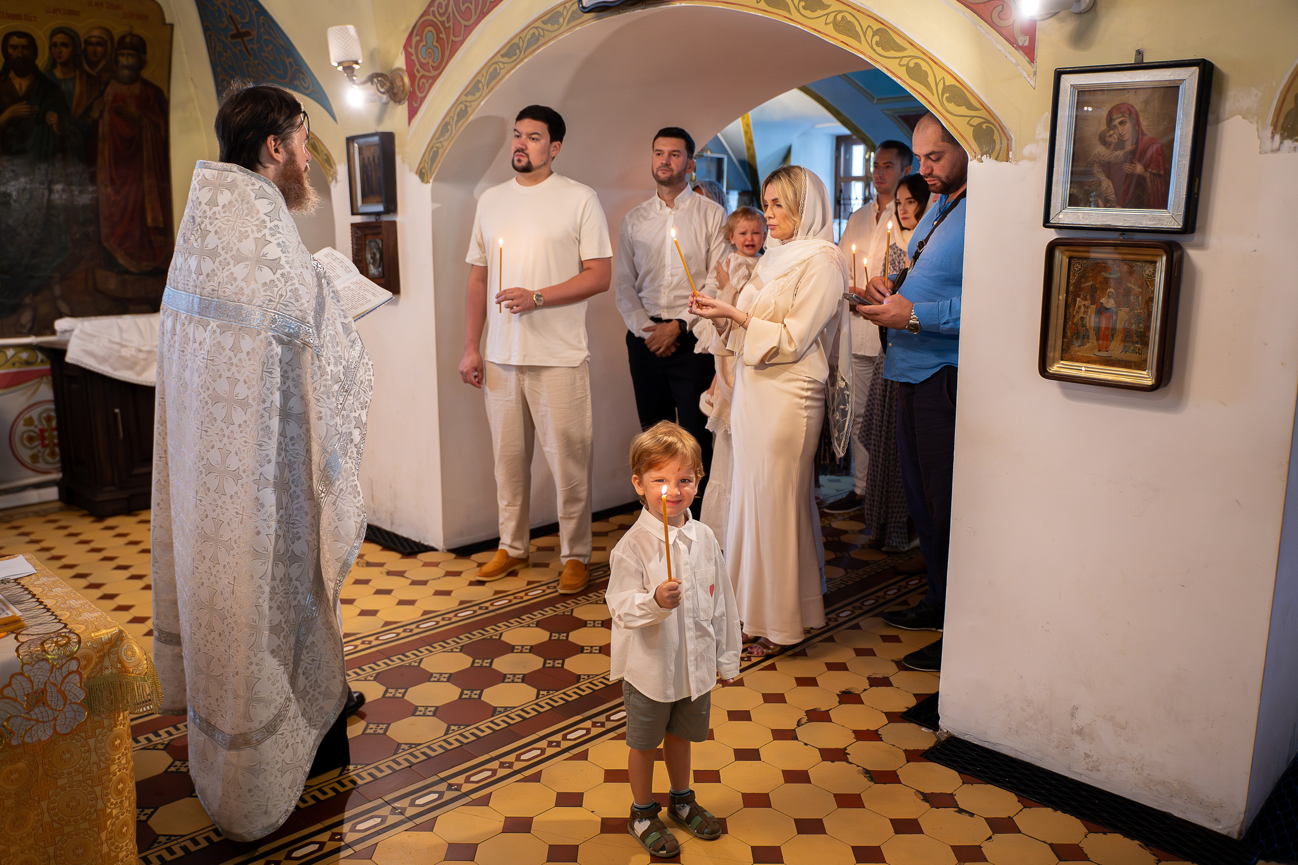 Крещение Эммы. Фотограф на роды Москва Ольга Летучева