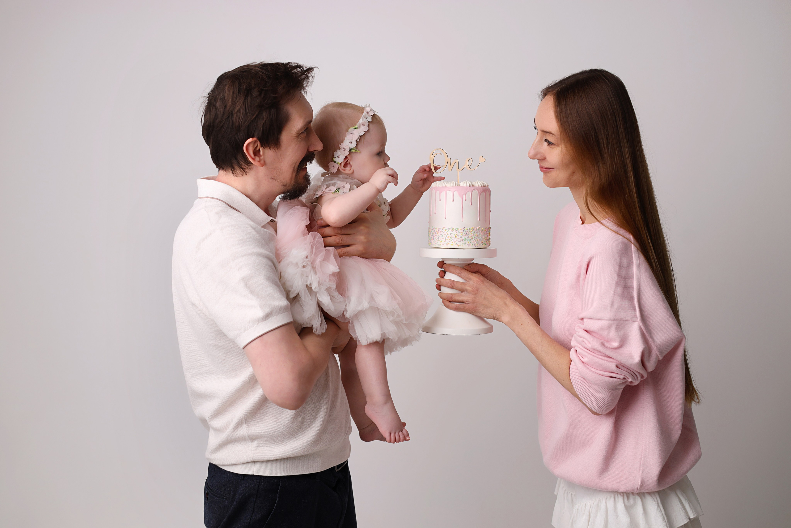 Фотосессия на 1 годик Алины. Фотограф новорожденных Москва. Ньюборн фотограф Москва