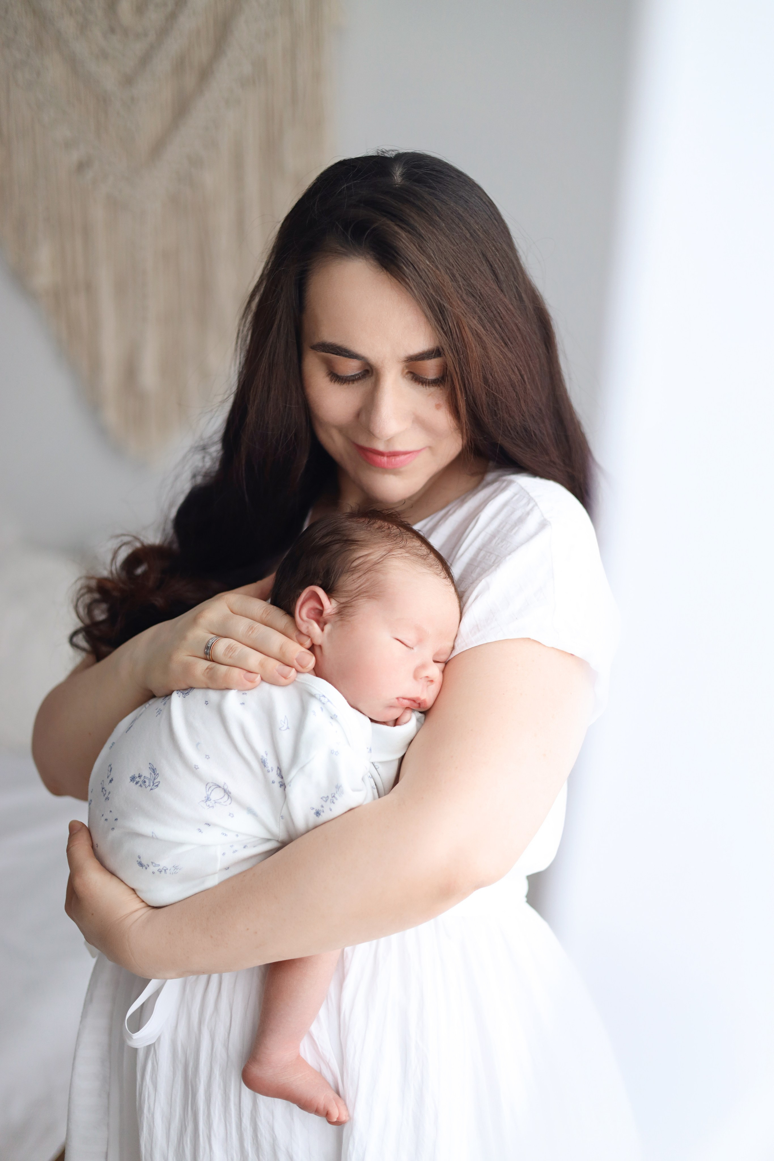 Фотосъемка новорожденного в Москве в натуральном стиле. Фотограф новорожденных Москва. Ньюборн фотограф Москва