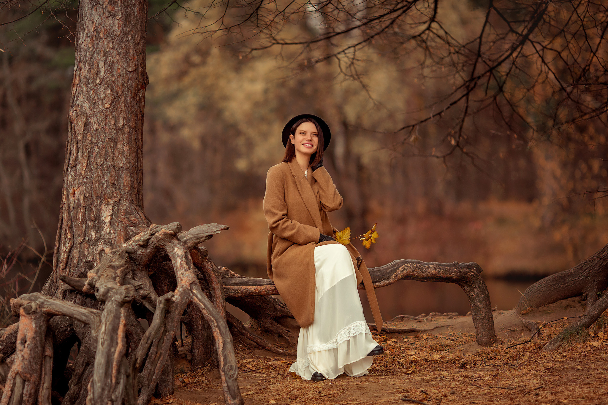 Татьяна с лисом Твиксом. Детский и семейный фотограф с животными в Москве Гурьева Надежда