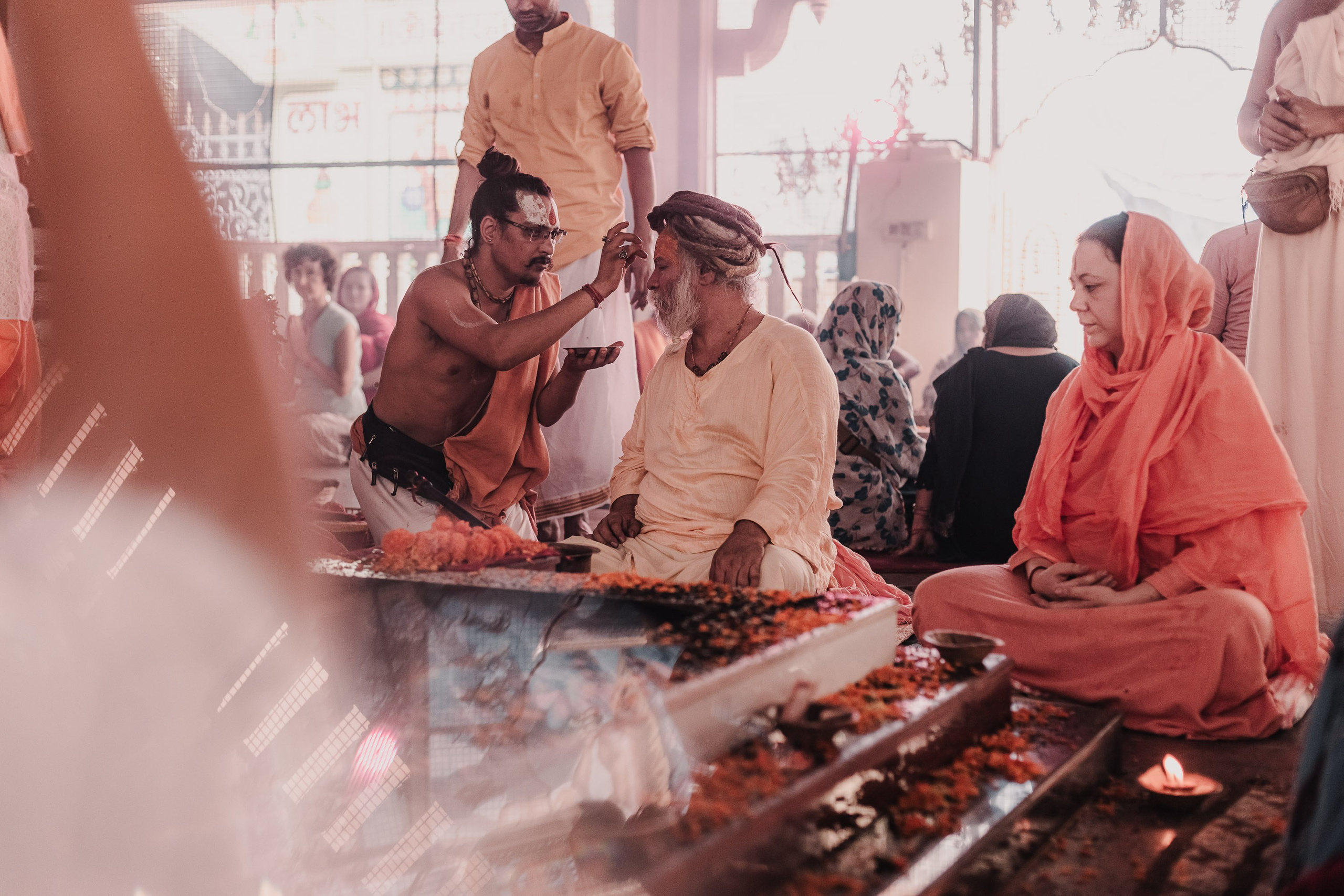 Navaratri yajna at Devraha Baba Ji ashram. Мариам Багдасарян