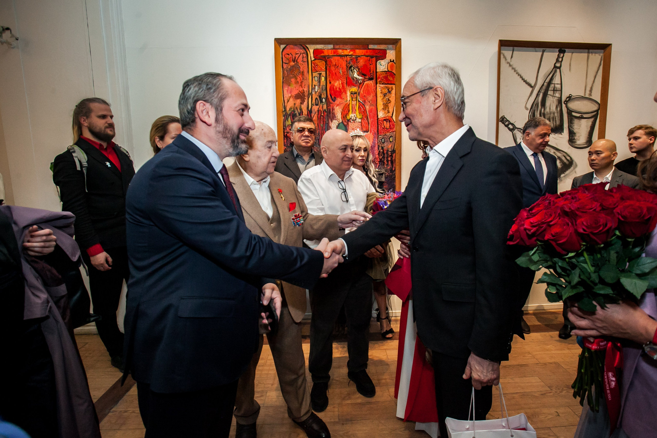 Открытие выставки Зураба Церетели. Art photographer Nino