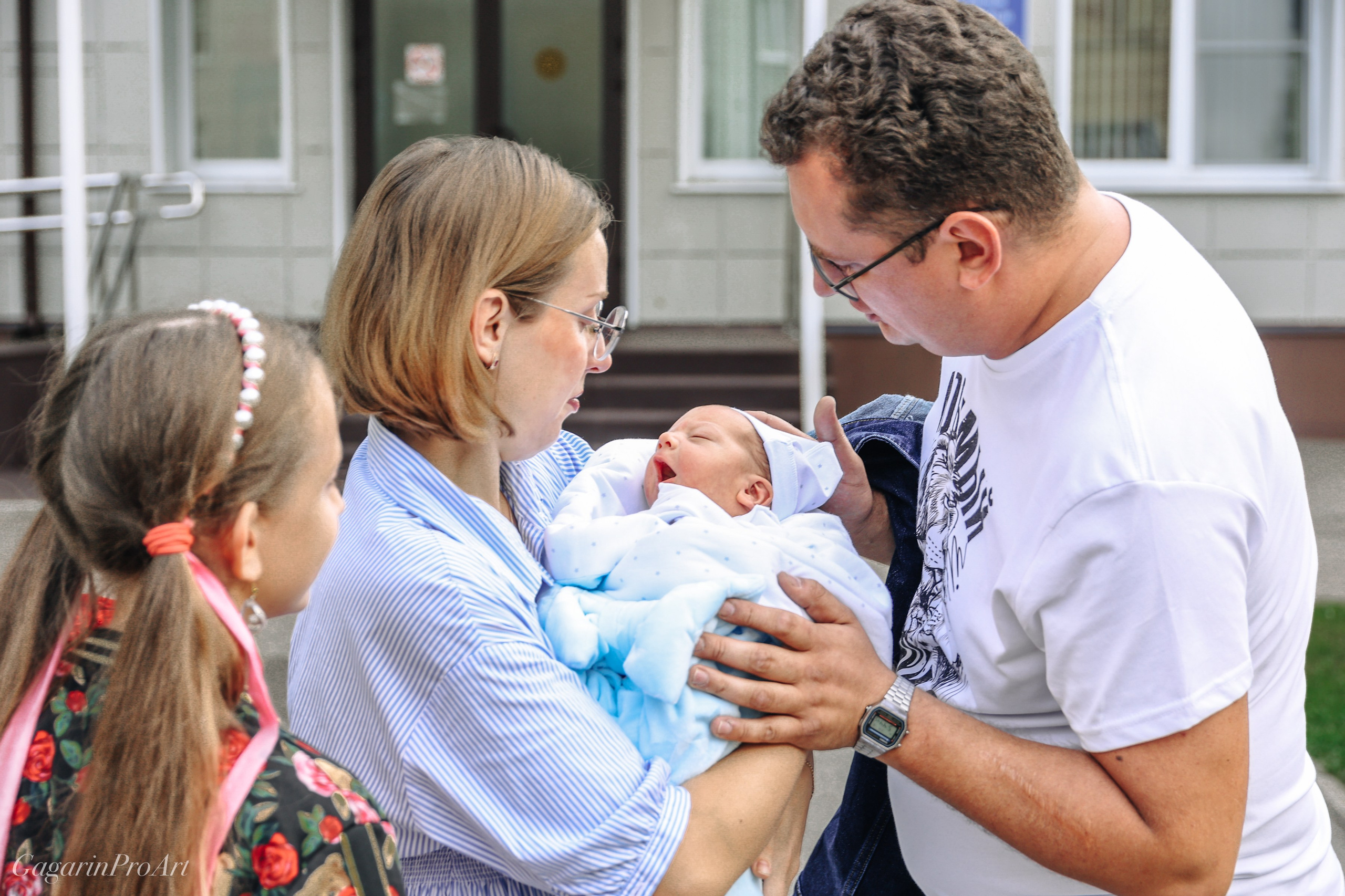 Фотосъёмка выписки из родильного дома. GagarinProArt