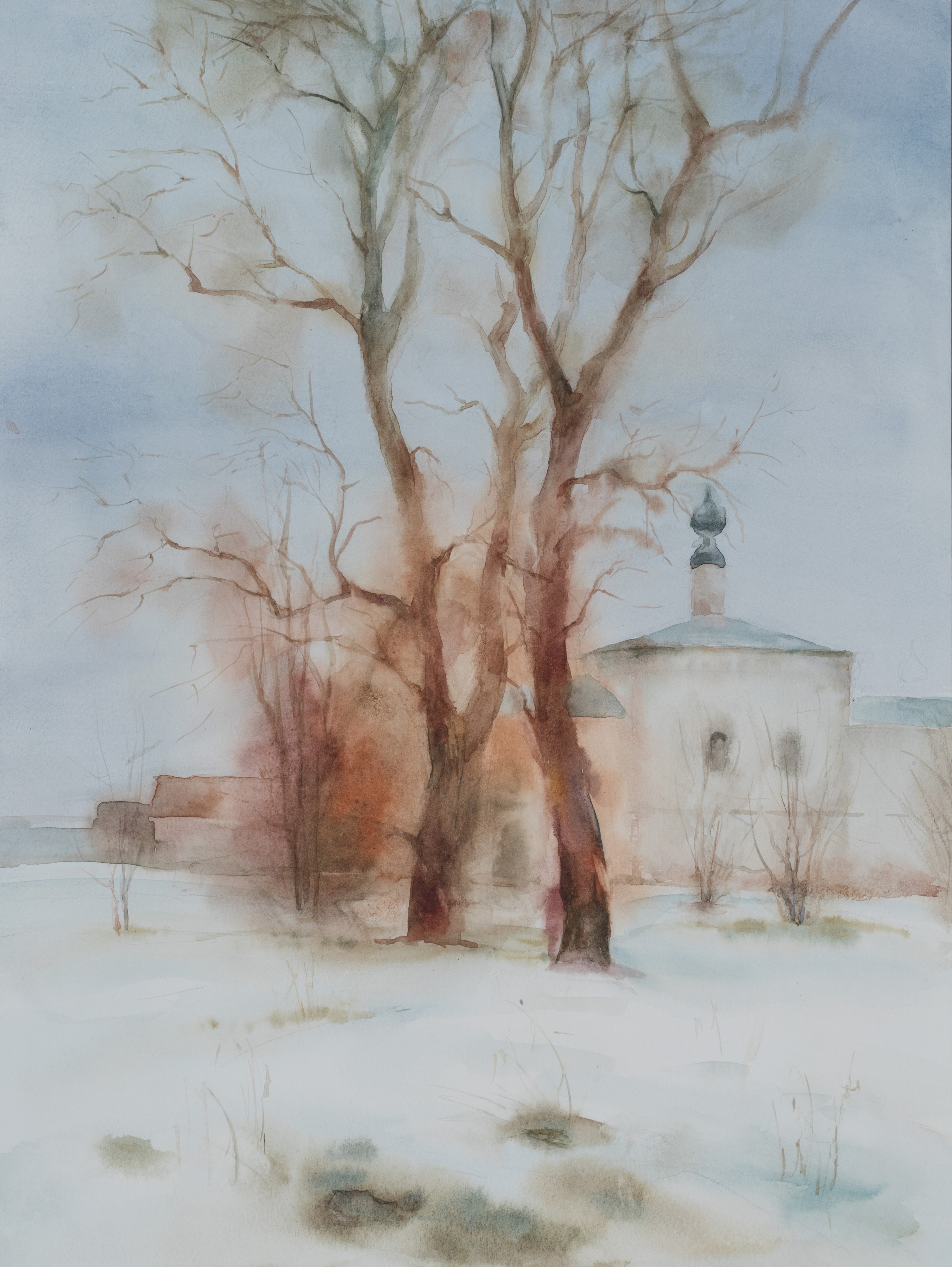 "Великий Устюг" 30 х40см. 2021г.