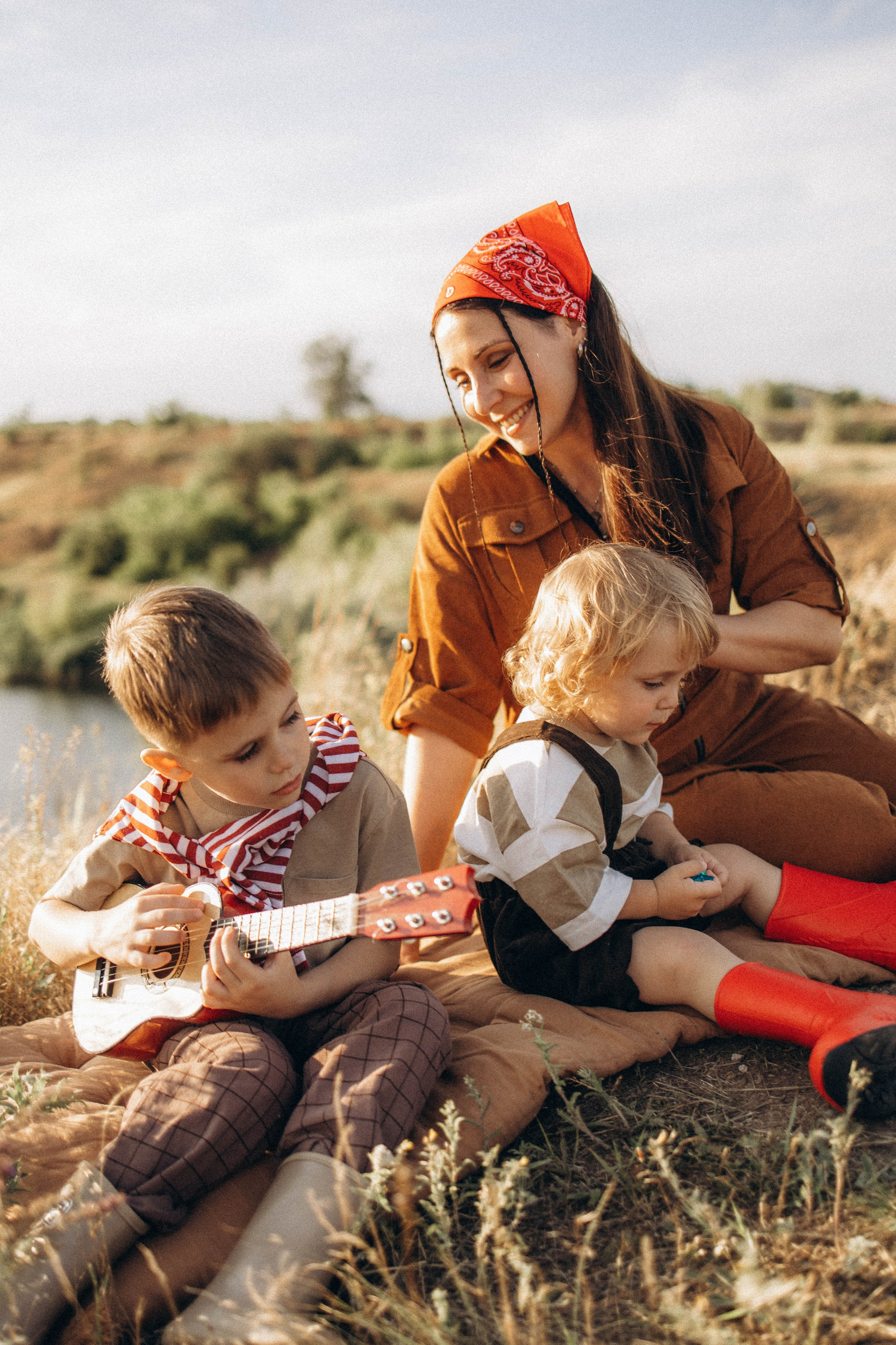 Лена, Кузя и Тихон. Фотограф Алевтина Матешук