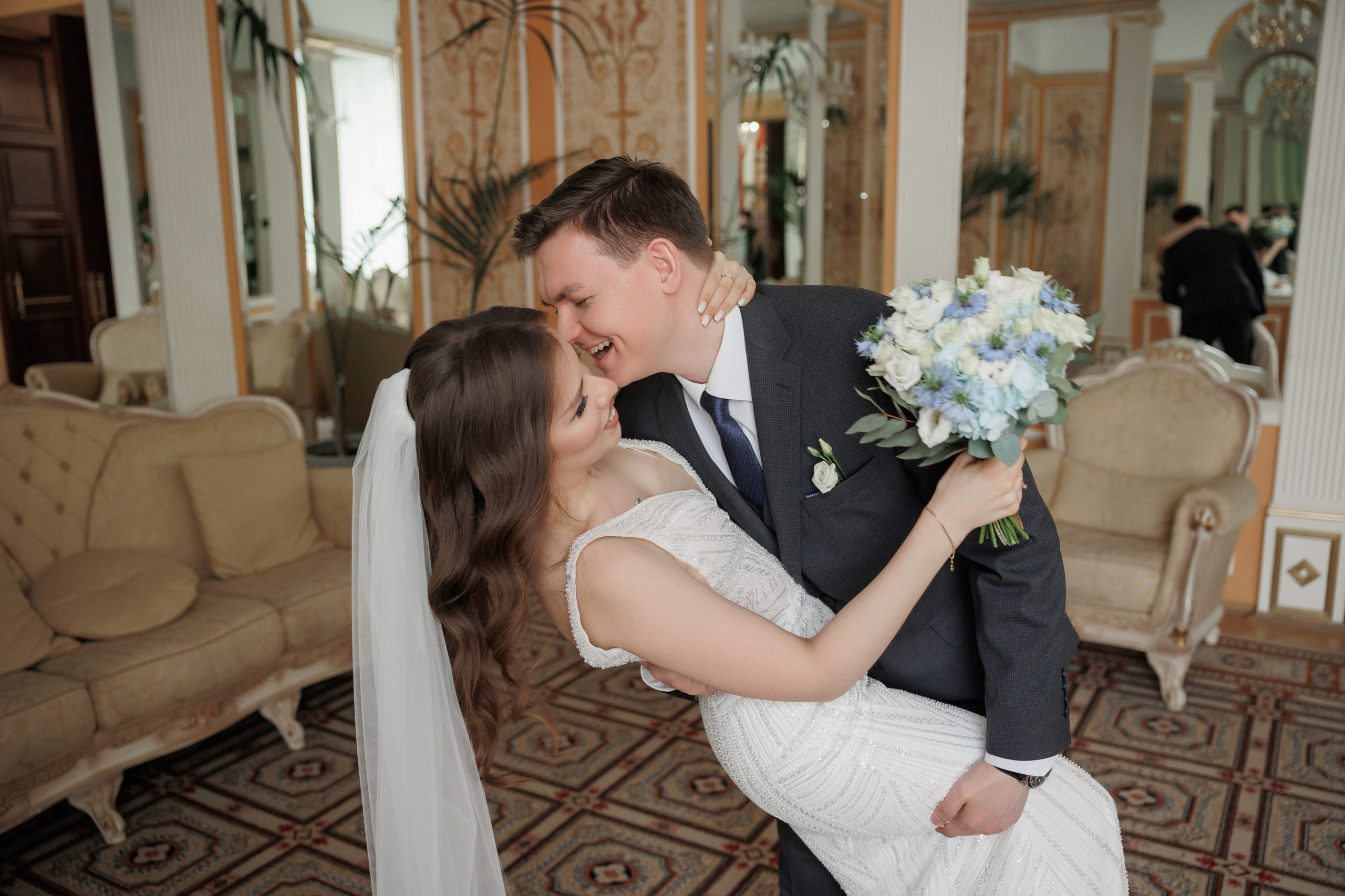 Даша и Дима, Грибоедовский ЗАГС. Свадебный и репортажный фотограф (Москва, Королев и другие)