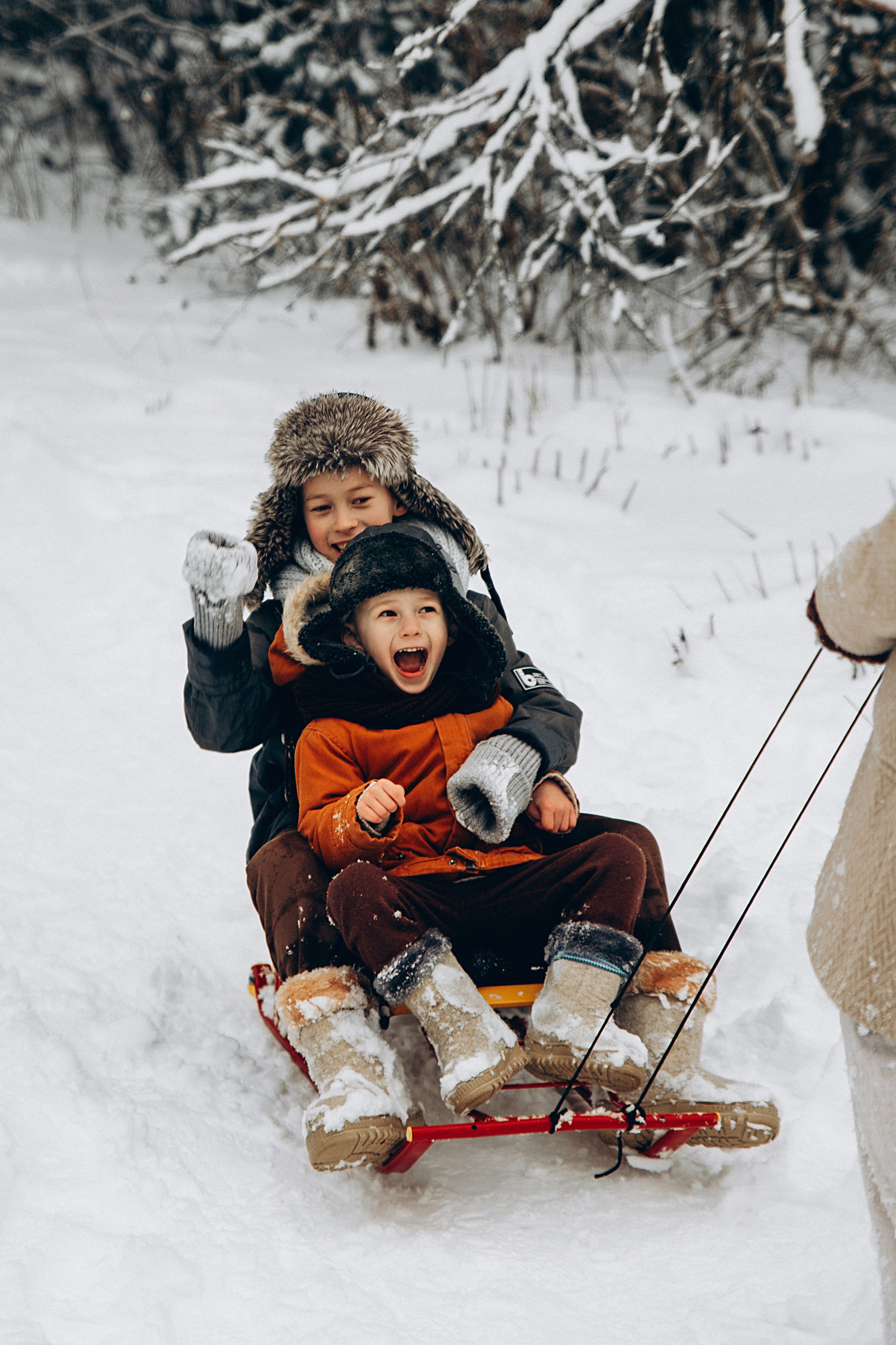 Зимние радости. Репортажный и детский фотограф в Минске