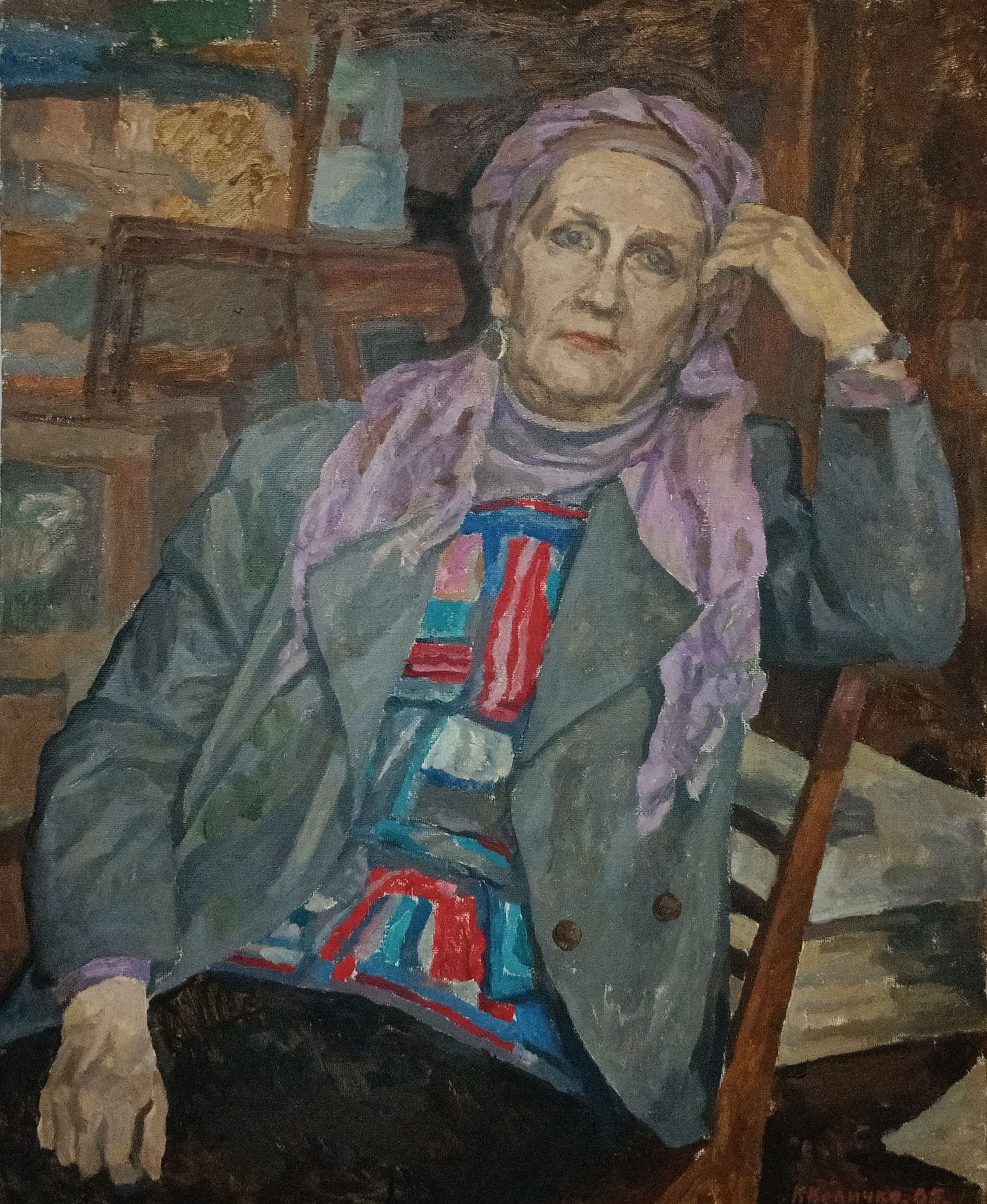 «Портрет О.Рыбниковой» 2005 год. Художник Величко Вадим Семёнович