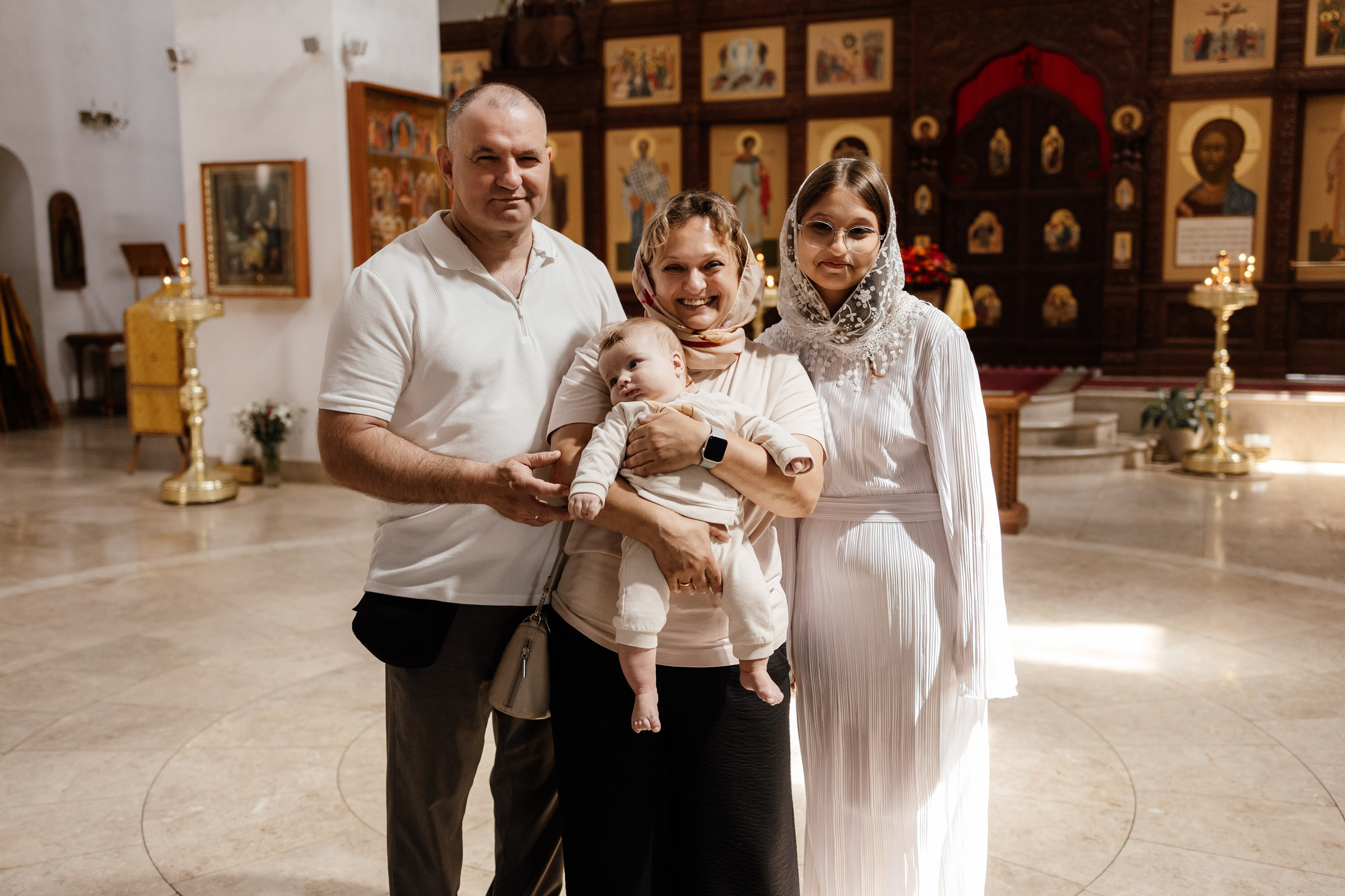 Таинство Крещения Саши. Фотограф новорождённых Newborn Москва