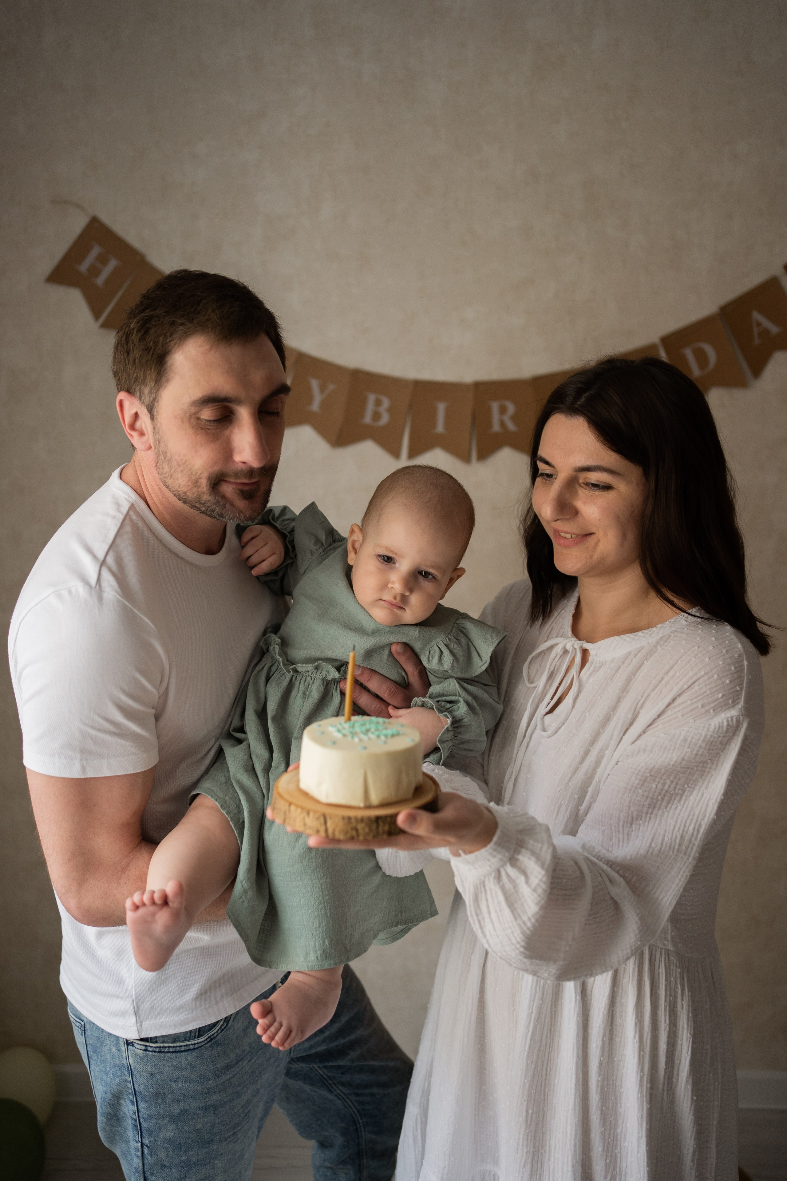 Домашняя фотосессия. Годик Еве. Фотограф грудного вскармливания в Москве Екатерина