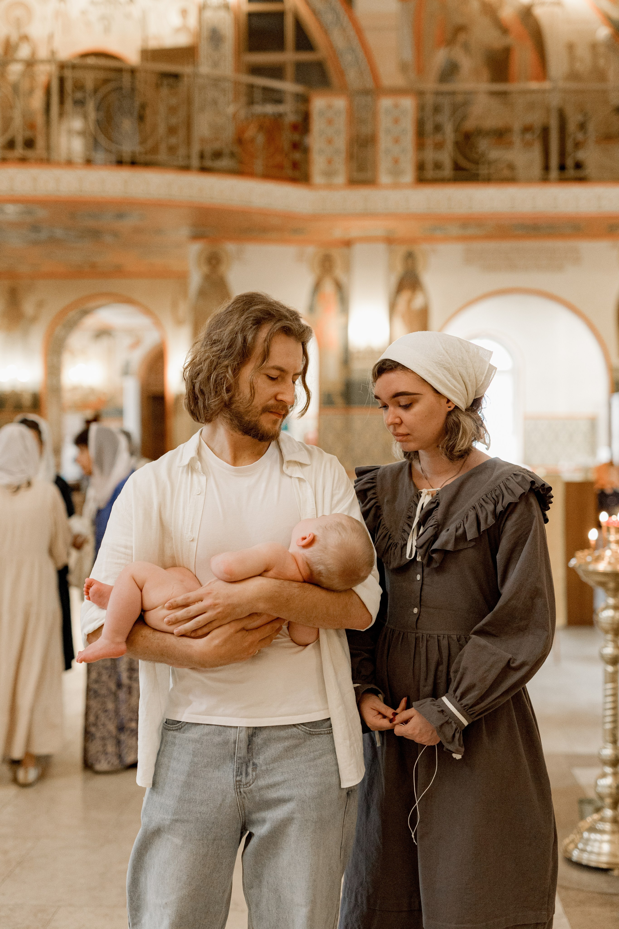 Таинство Крещения Веры. Фотограф новорождённых Newborn Москва