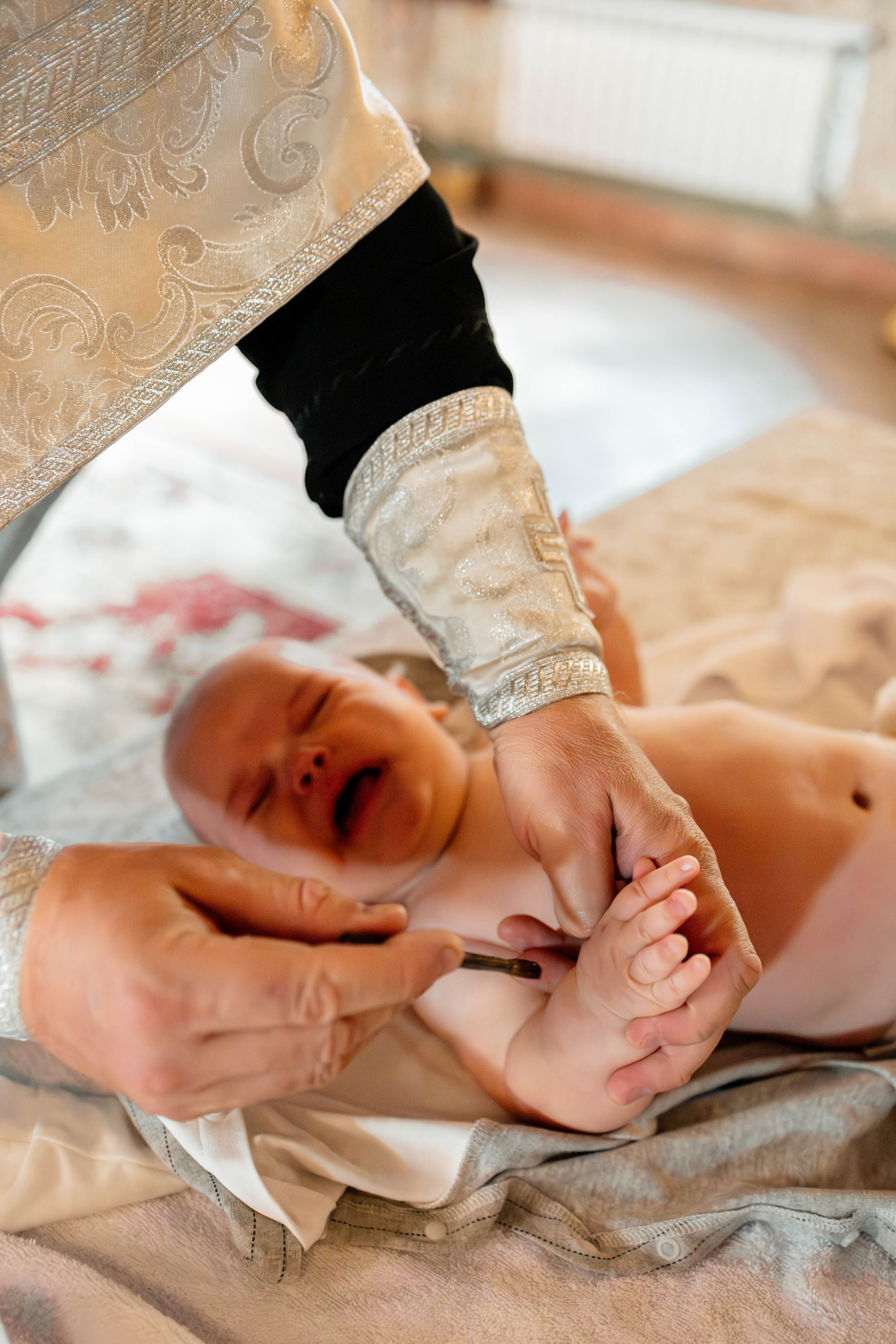 Таинство Крещения Евгения. Фотограф новорождённых Newborn Москва
