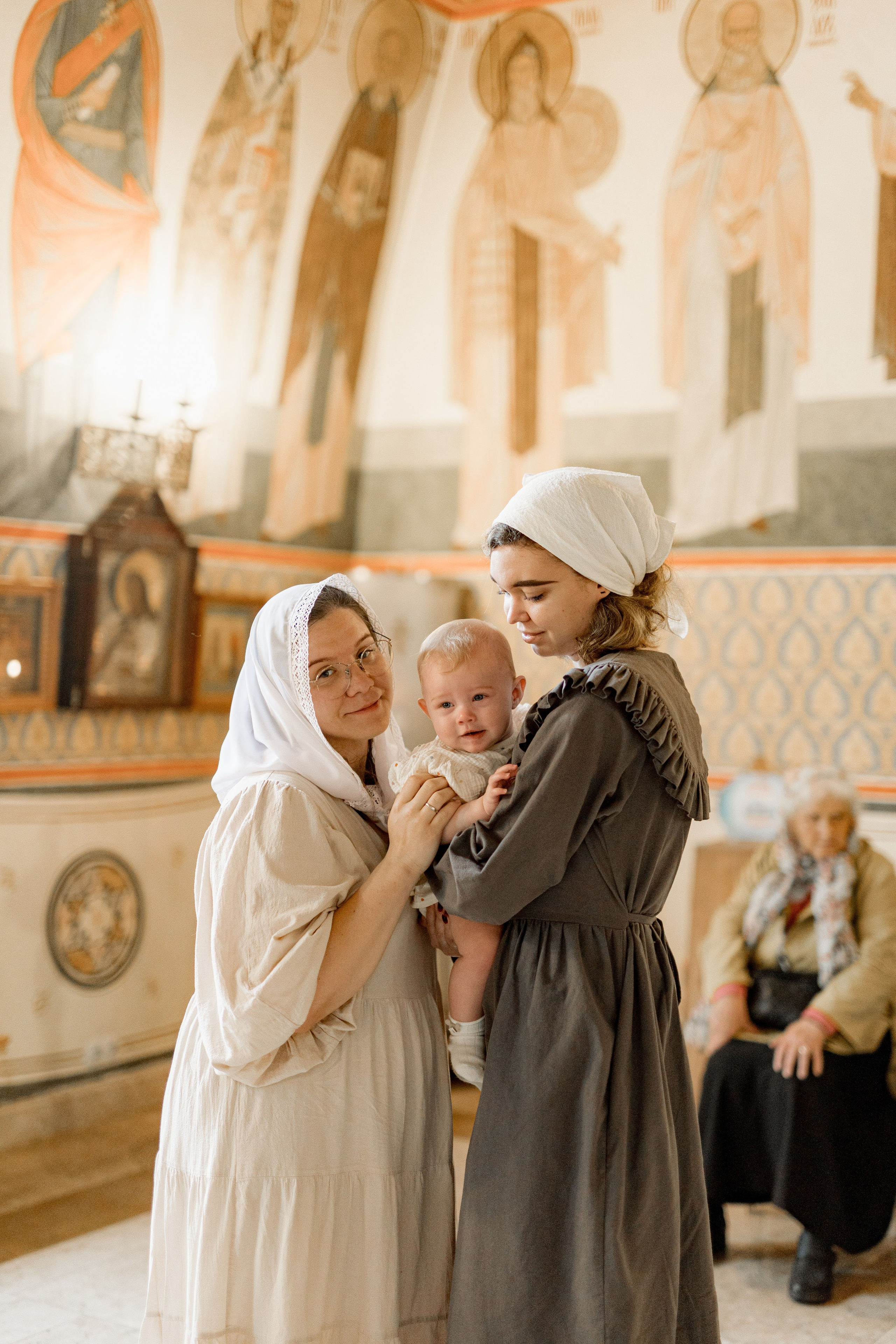 Таинство Крещения Веры. Фотограф новорождённых Newborn Москва