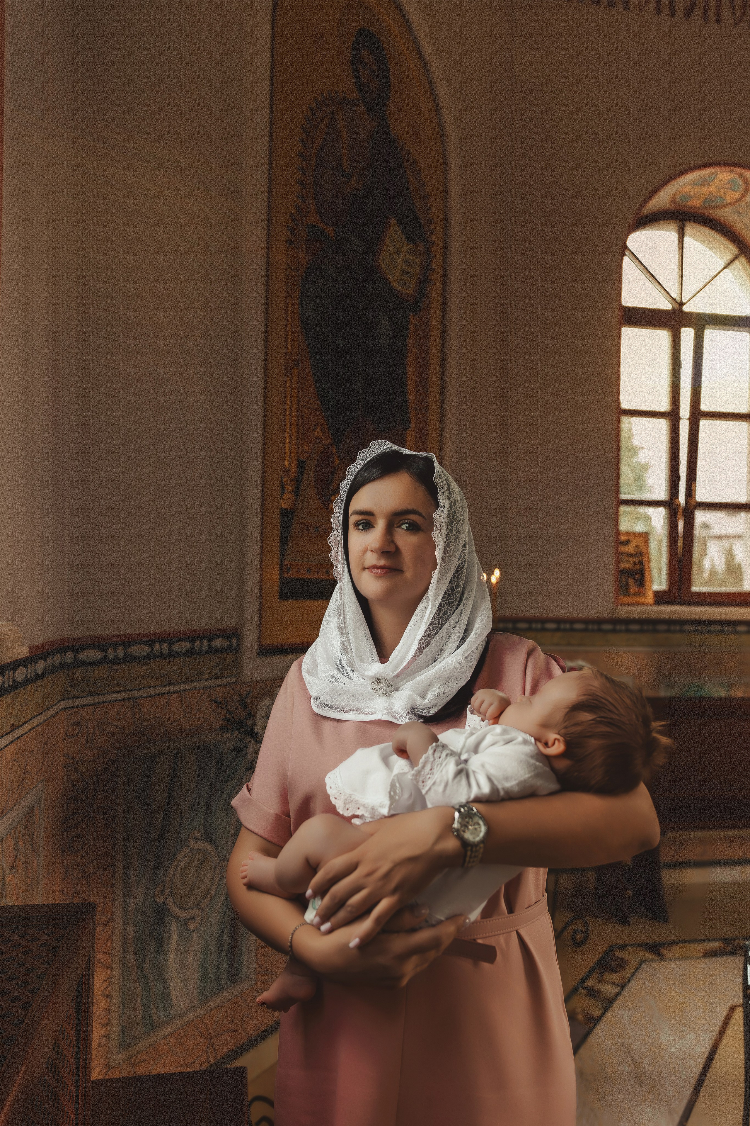 Репортажная съемка Крещения в Москве и области. Семейный и женский фотограф в Москве Надежда Воробьева