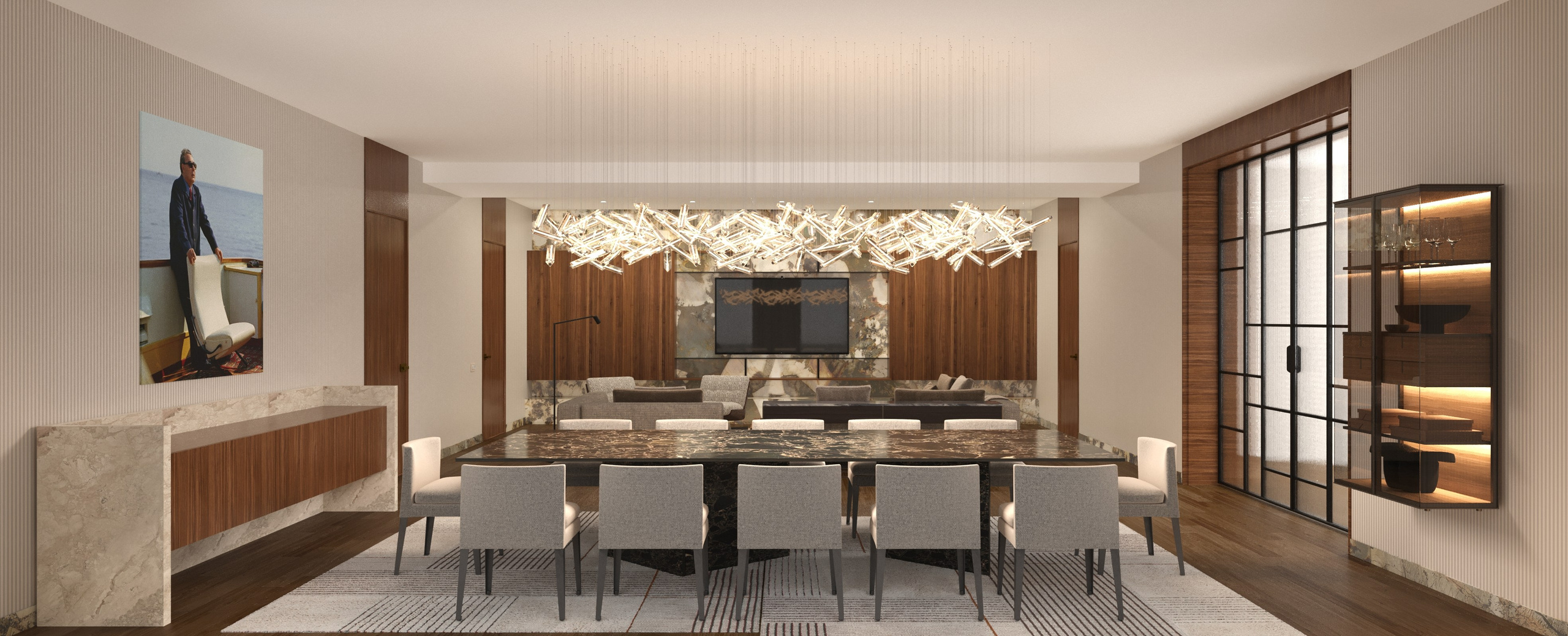 Квартира/ Звенигородское шоссе, г. Москва. Визуализация и анимация в Москве — Андрей Епифанов