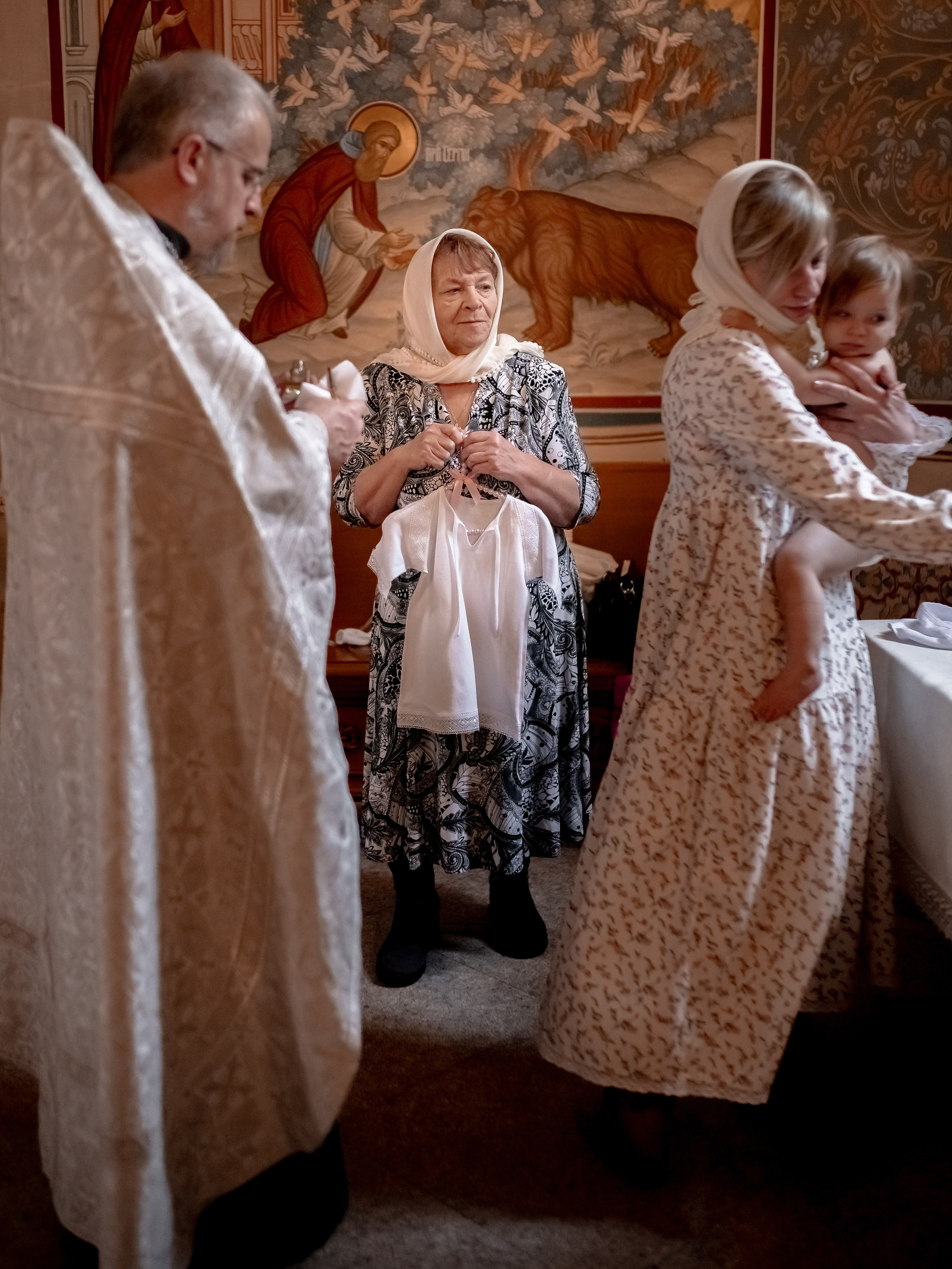 Крещение в Храме Сергия Радонежского на Рязанке. Профессиональный фотограф в Москве и Мо Мария Шантарёва