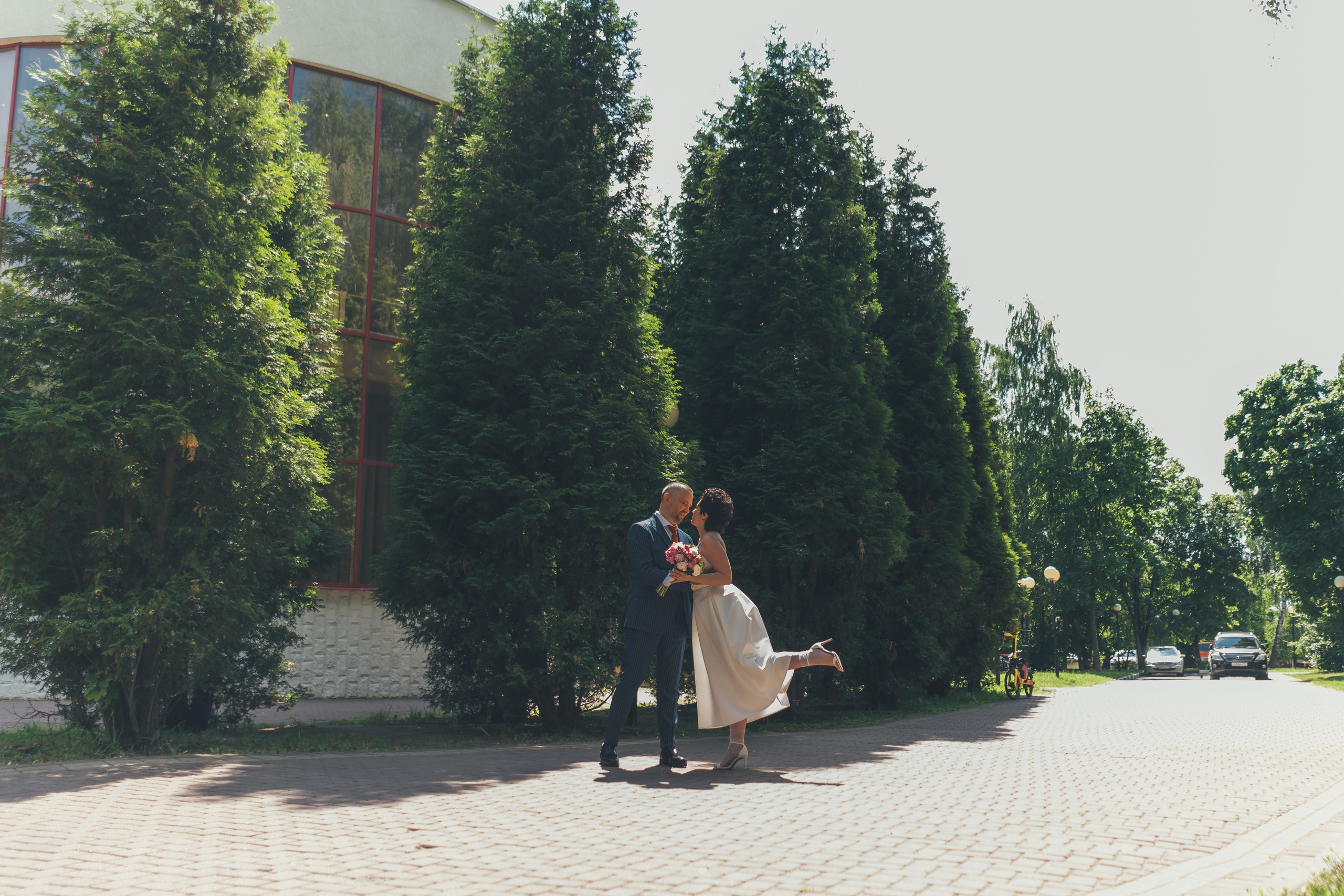 Ольга и Андрей, ЗАГС Железнодорожный, ВДНХ ресторан Московское небо. Наталья Дукалова фотограф Щелково Королев Пушкино Москва Балашиха