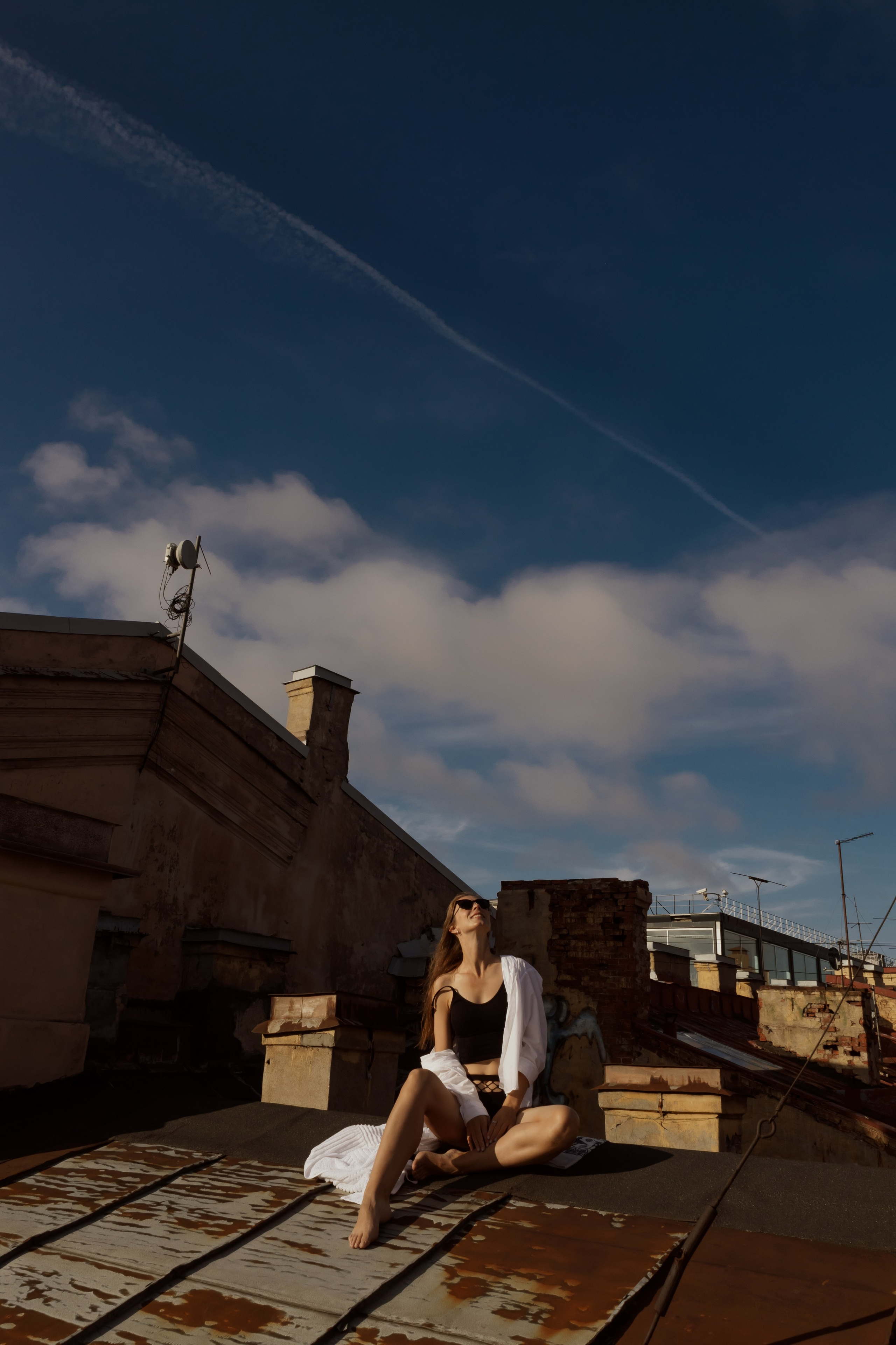 Фотосессия на крыше. Персональный фотограф в Санкт-Петербурге Тимур Калимулин