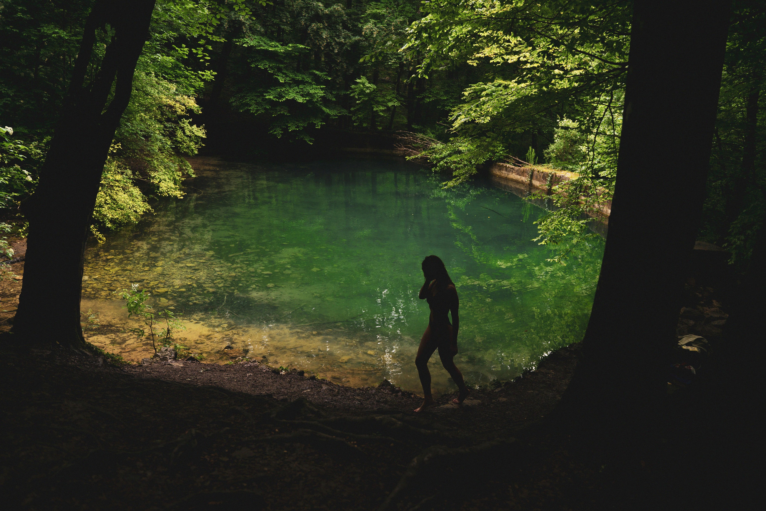 Горное озеро. Семен Соколов