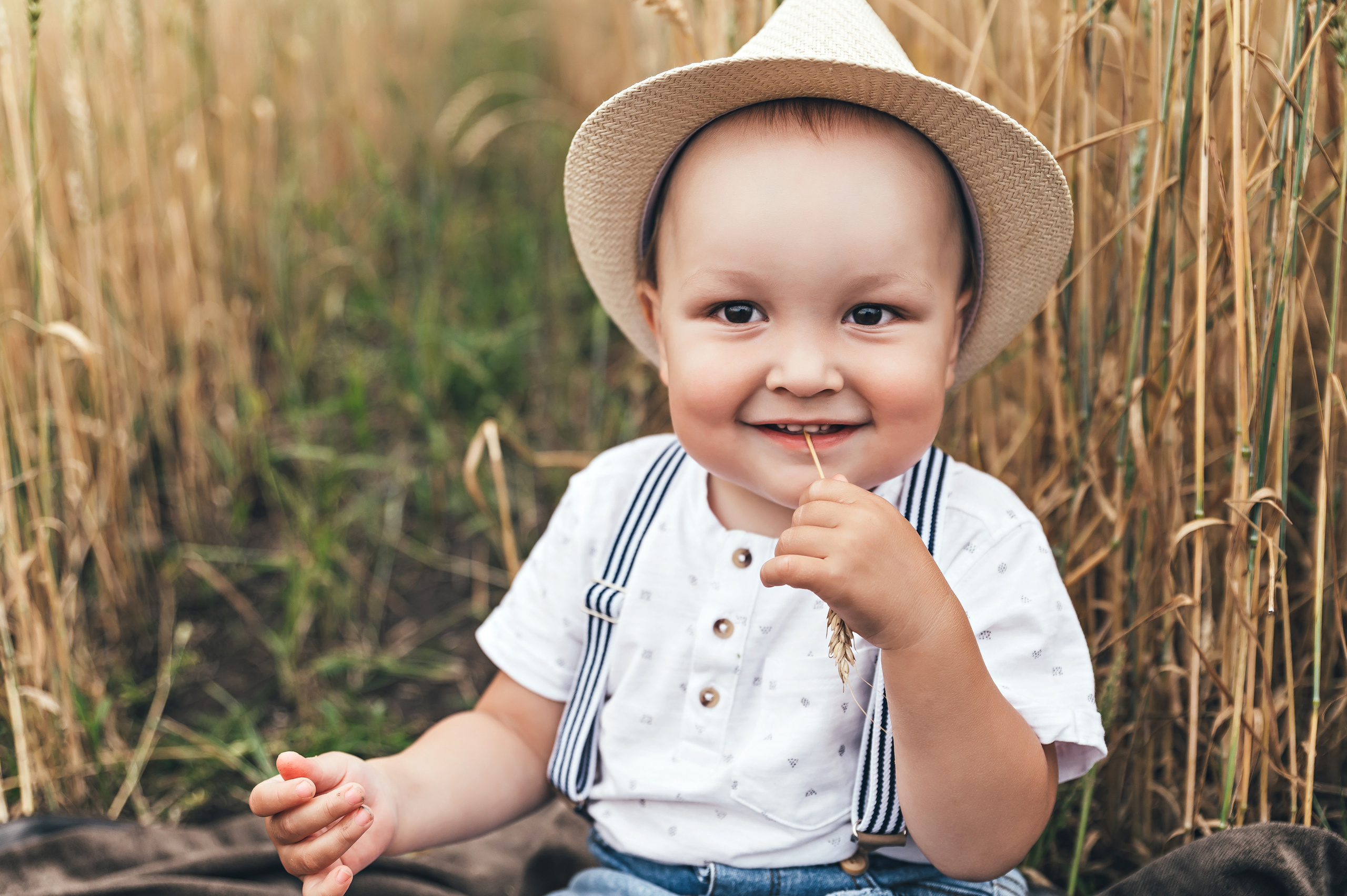 В пшеничном поле. Семейный и свадебный фотограф в Новосибирске Мария Гоппе (Харина)
