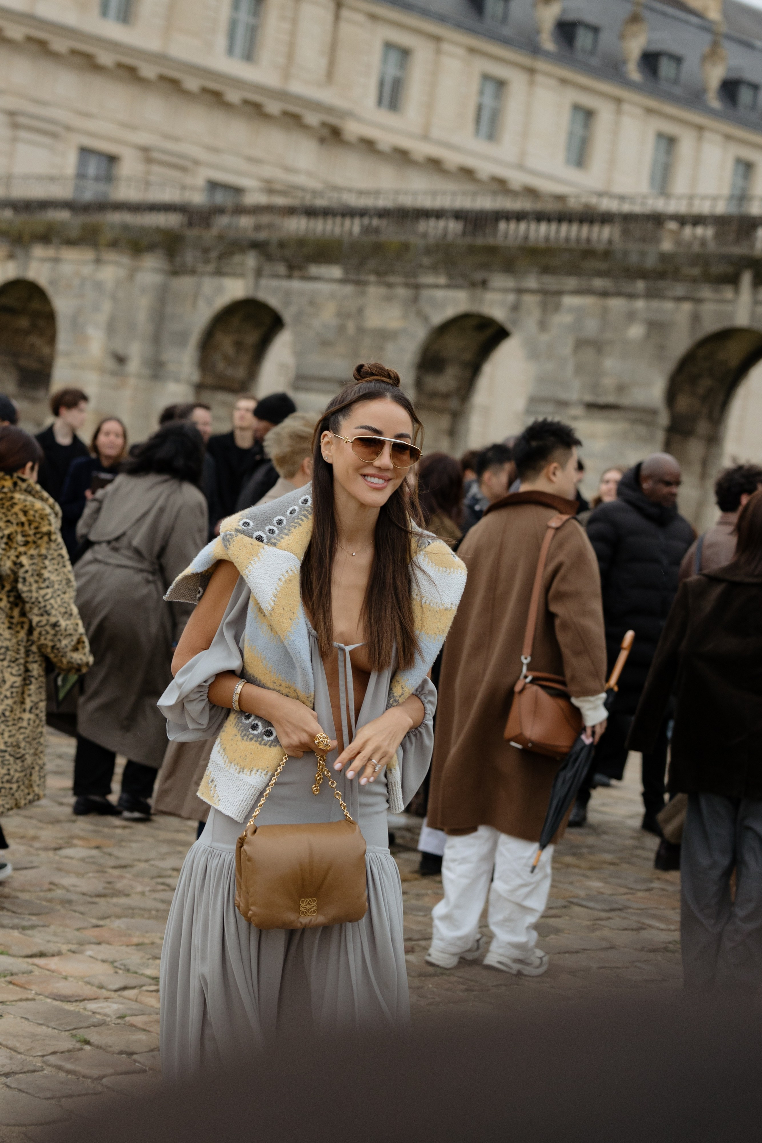 LOEWE PFW WOMENSWEAR FALL-WINTER 24/25. Photographer in Milan Ivan Goncharov
