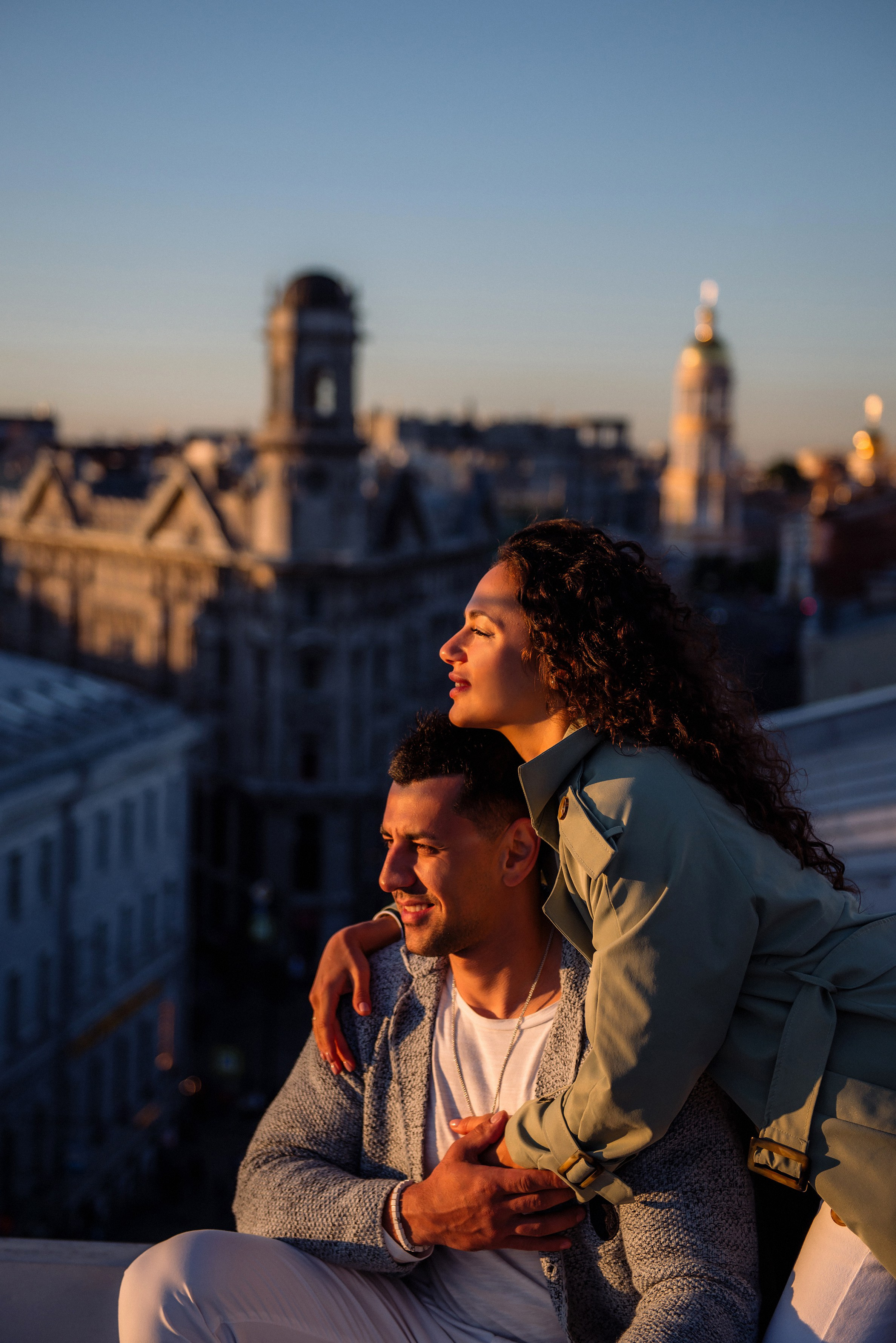 Love story на крышах Питера. Фотограф в Москве Алёна Степутенко