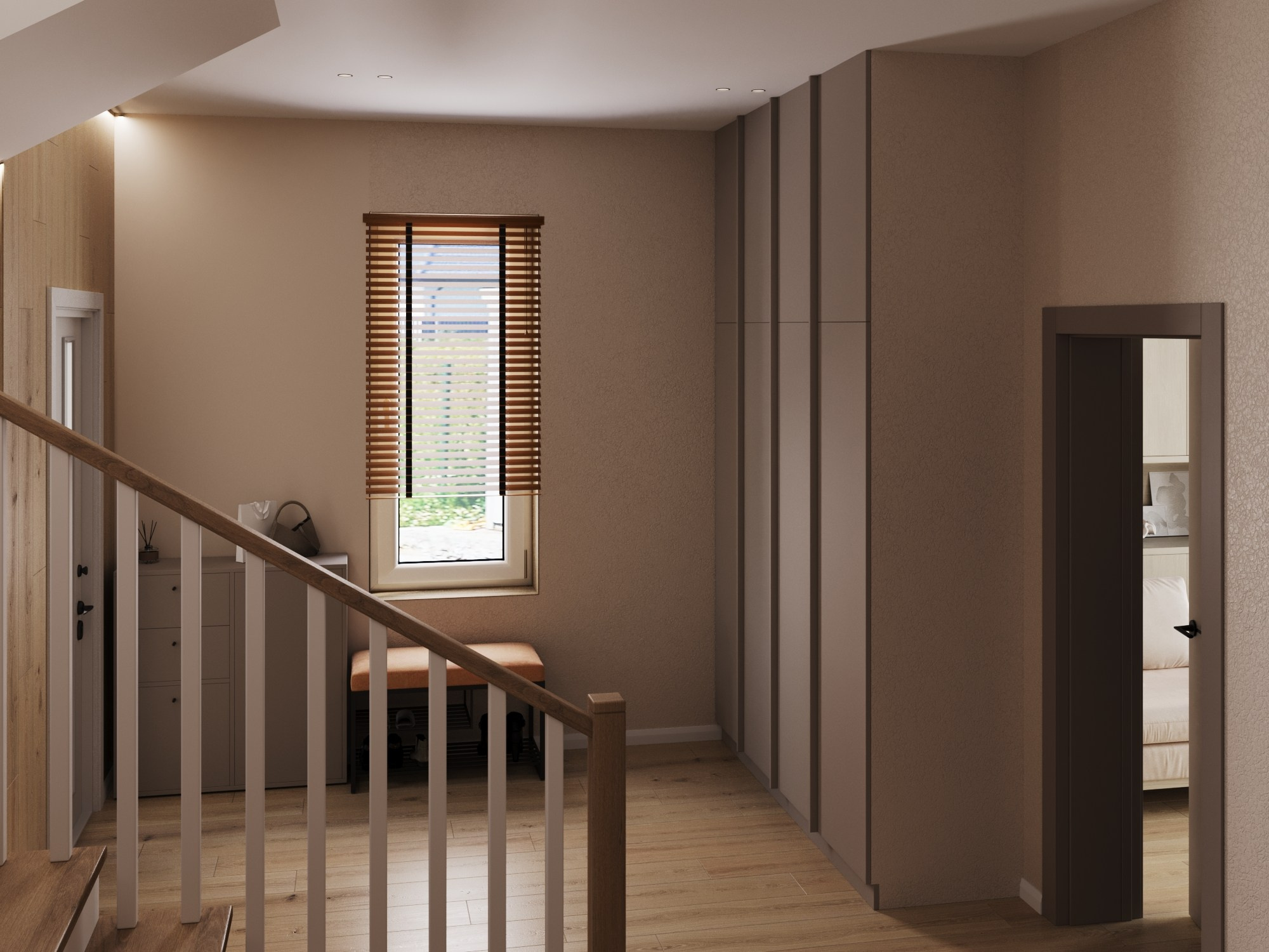 Дом в стиле Джапанди, 190 м². Дизайнер интерьера, Санкт-Петербург