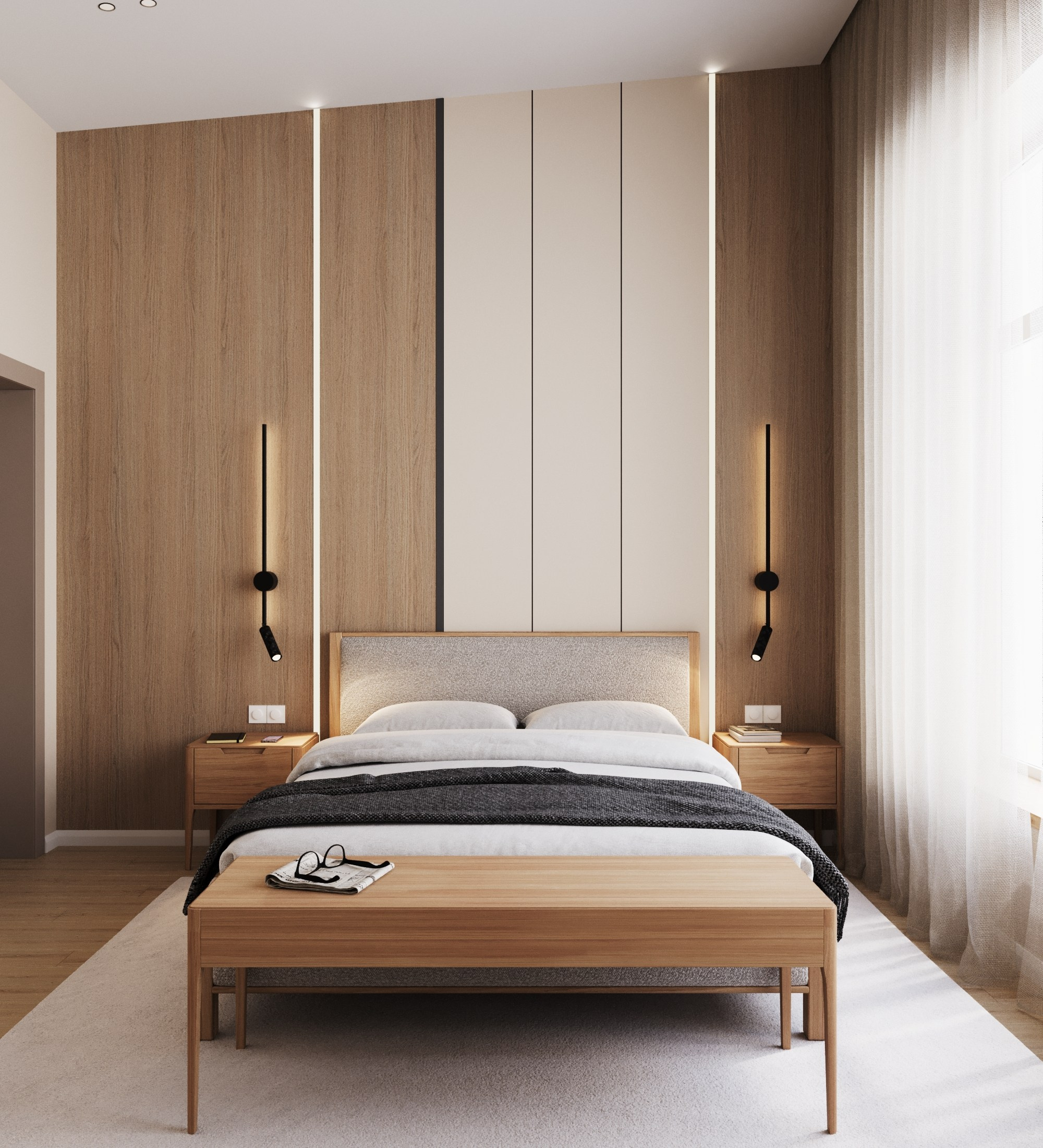 Дом в стиле Джапанди, 190 м². Дизайнер интерьера, Санкт-Петербург