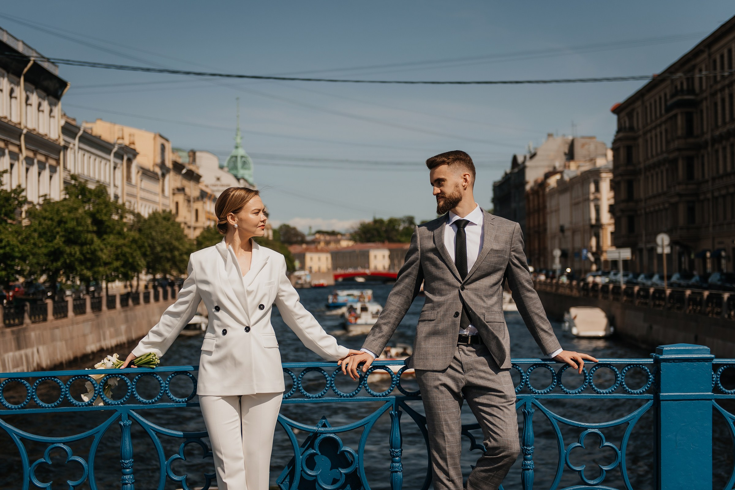 свадебная фотосессия у Синего моста