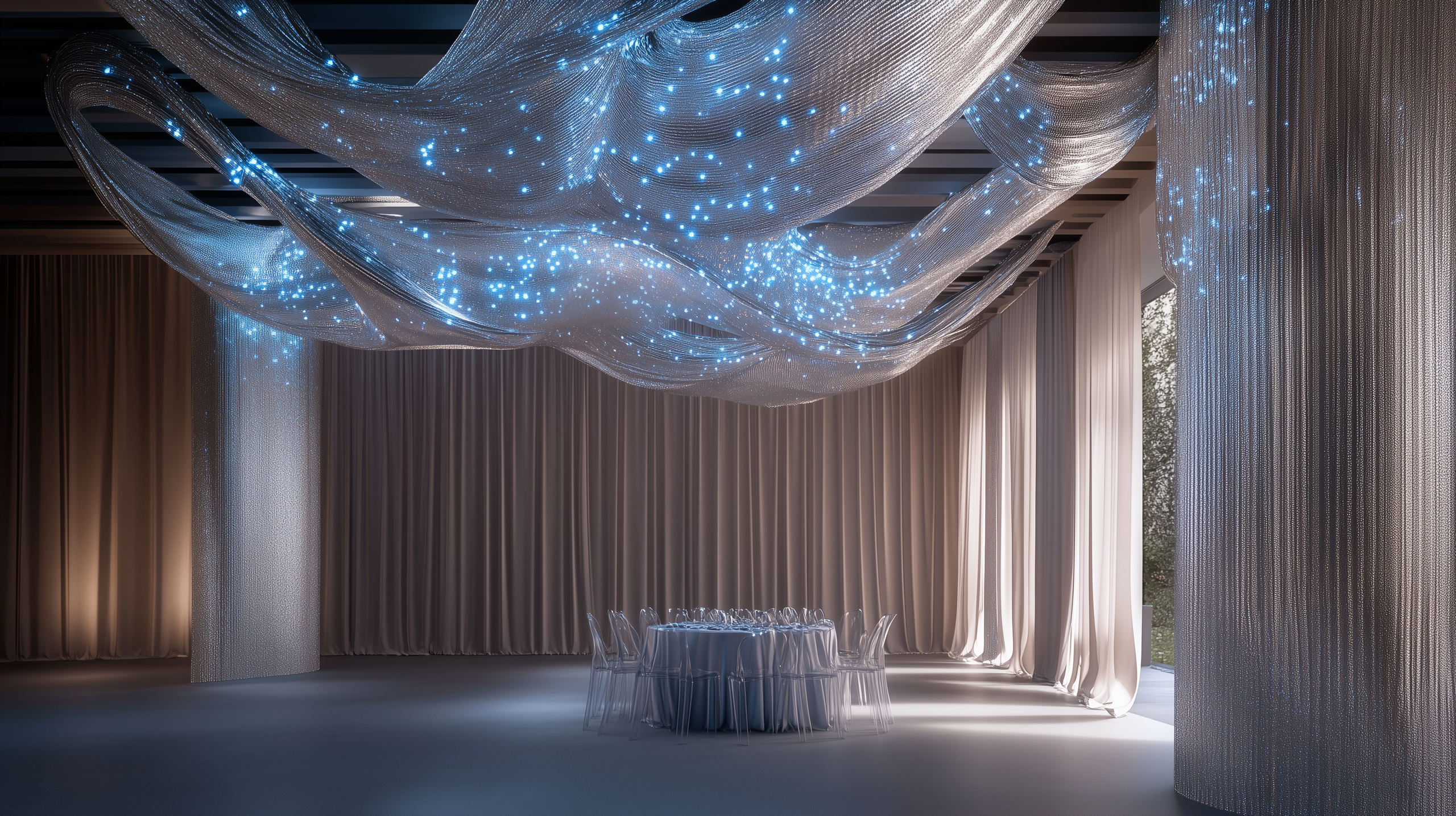 Разработка концепции декора корпоративного мероприятия в тематике «Космос» для LAZAR DECOR. Главная