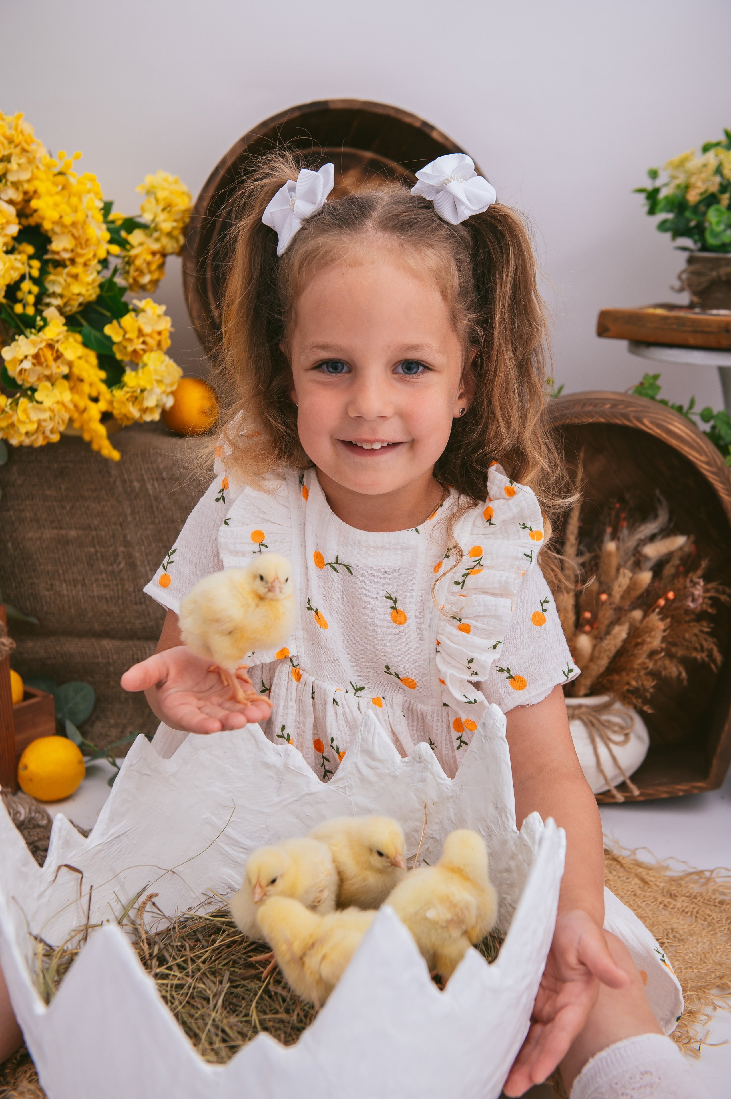 Цыплята. Детский фотограф Магадан