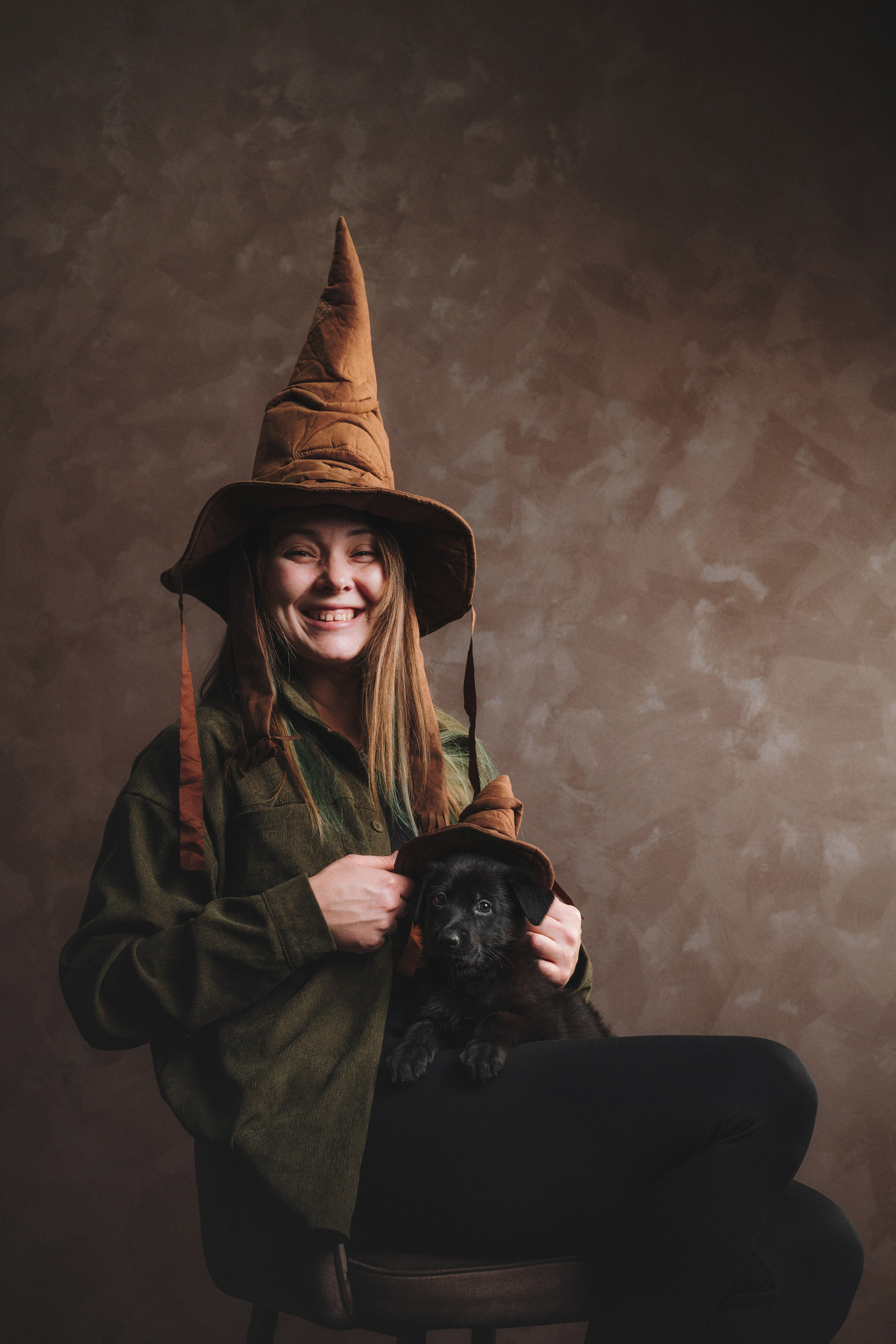 Аня и Базилика. Фотограф анималист Осипчикова Мария