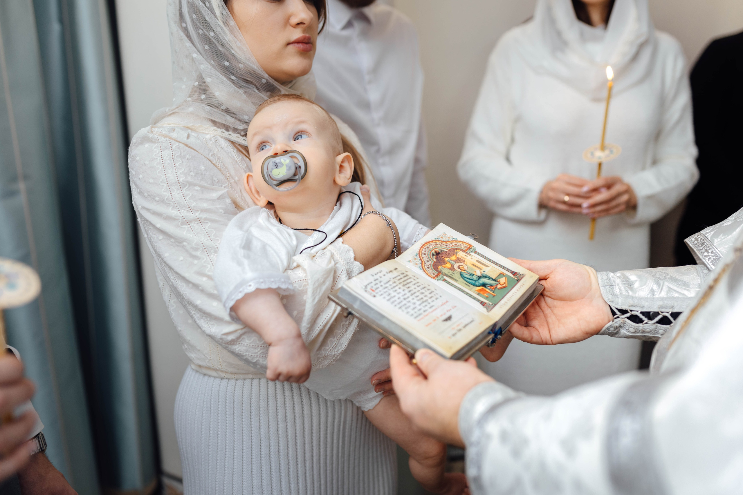 Крещение Демида, храм Святой Троицы, декабрь 2025