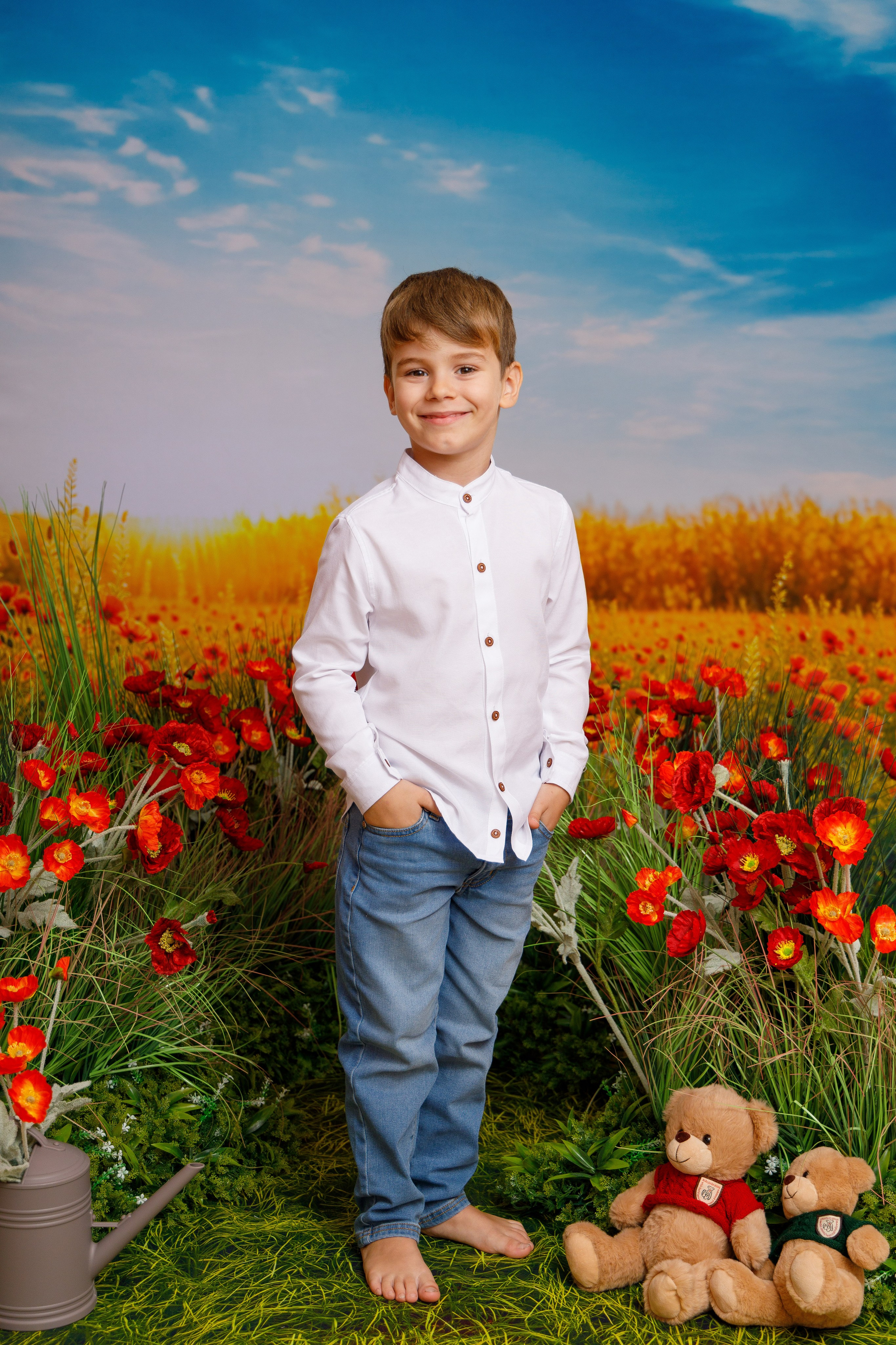 Маки. Детская фотостудия Москва