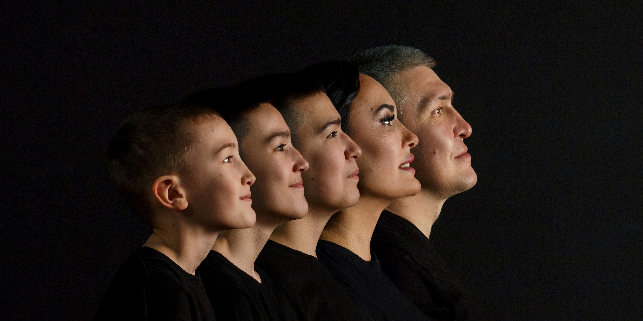 Семейный трендовый портрет. Семейный и детский фотограф в Стерлитамаке Разина Рахмангулова