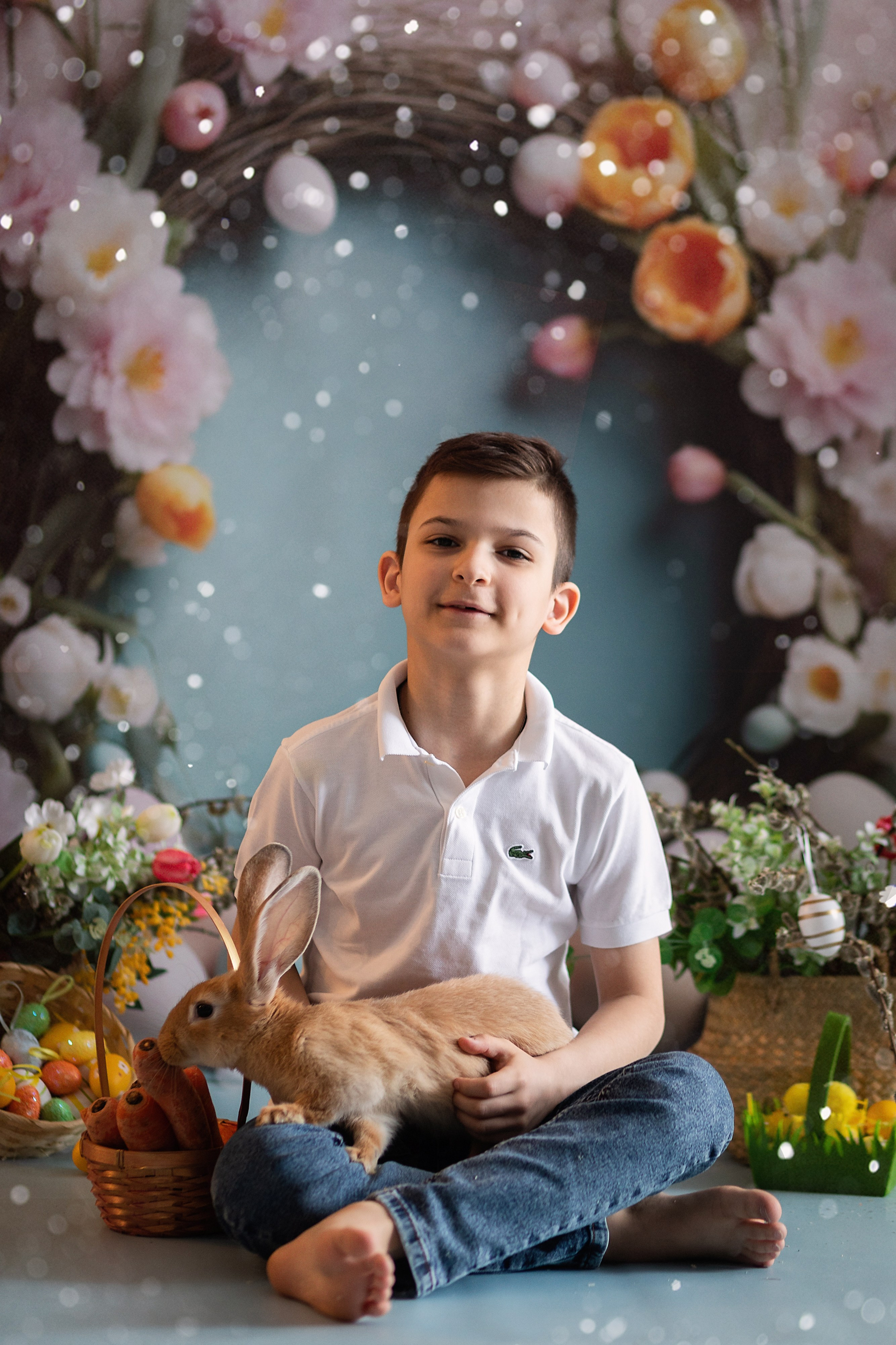 Фотопроект Пасхальный с кроликами. ФОТОГРАФ НА ГОДИК, БЕРЕМЕННОСТИ, НОВОРОЖДЕННЫХ, КРЕЩЕНИЯ МОСКВА