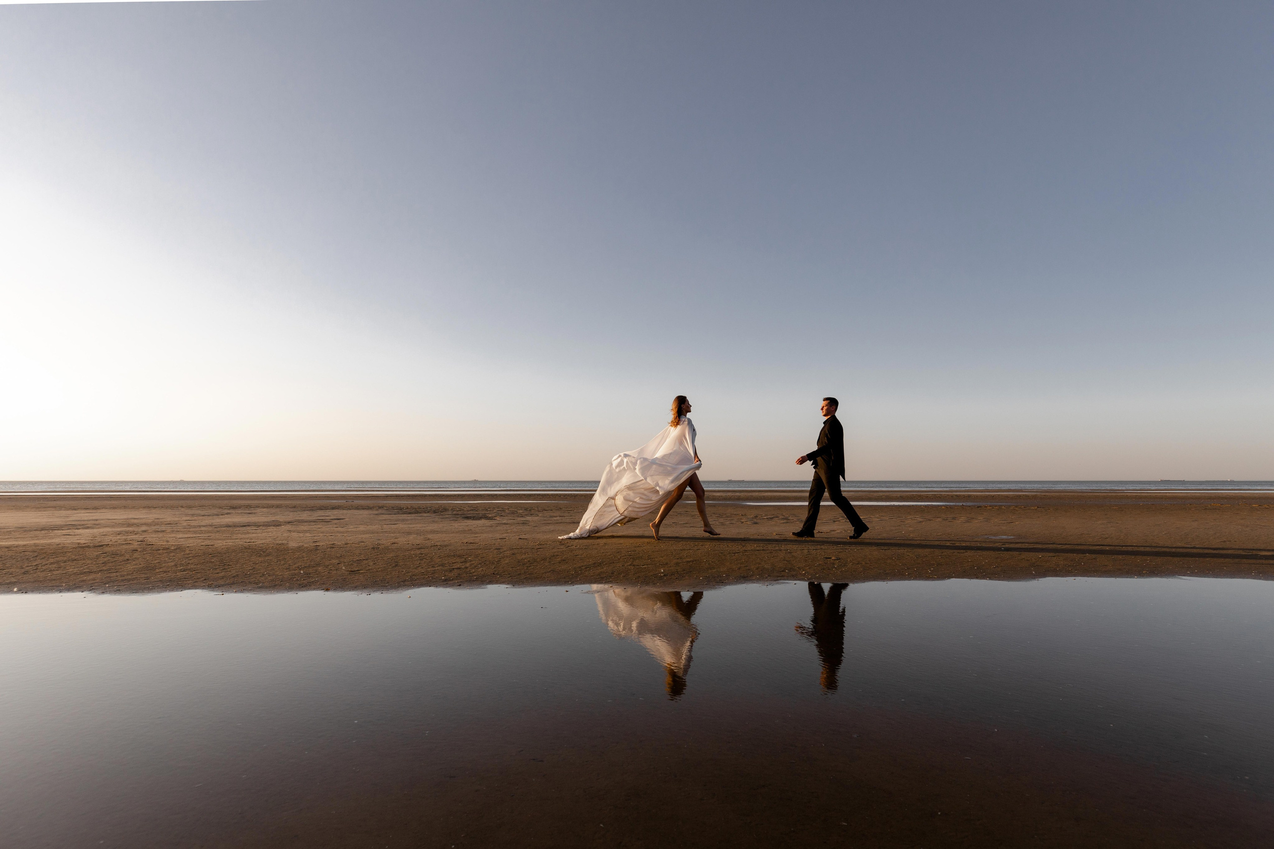 На берегу моря. Свадебный фотограф в Москве Топтыгин Иван