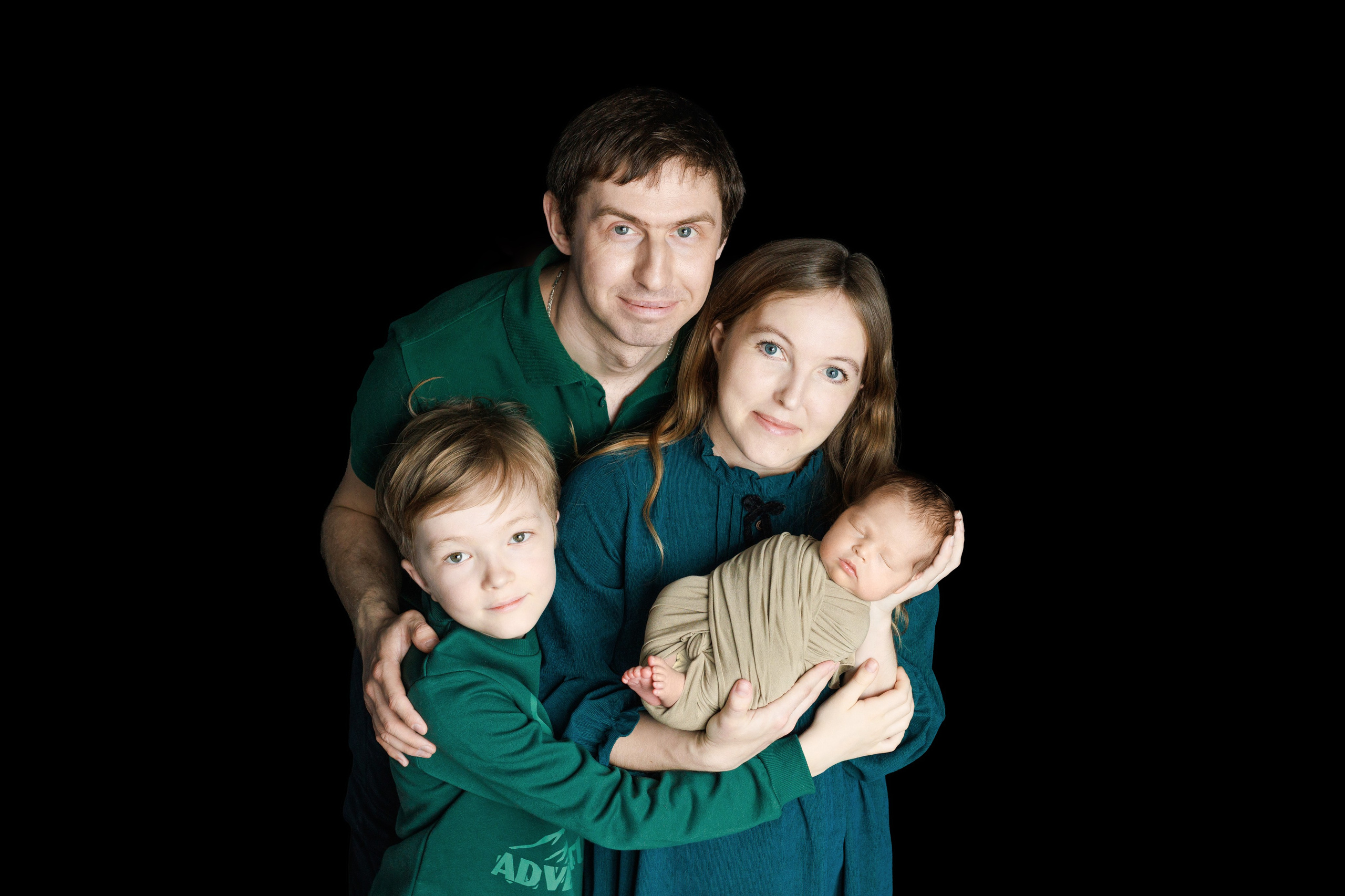 С родителями. Фотограф новорожденных в Перми Татьяна Новикова