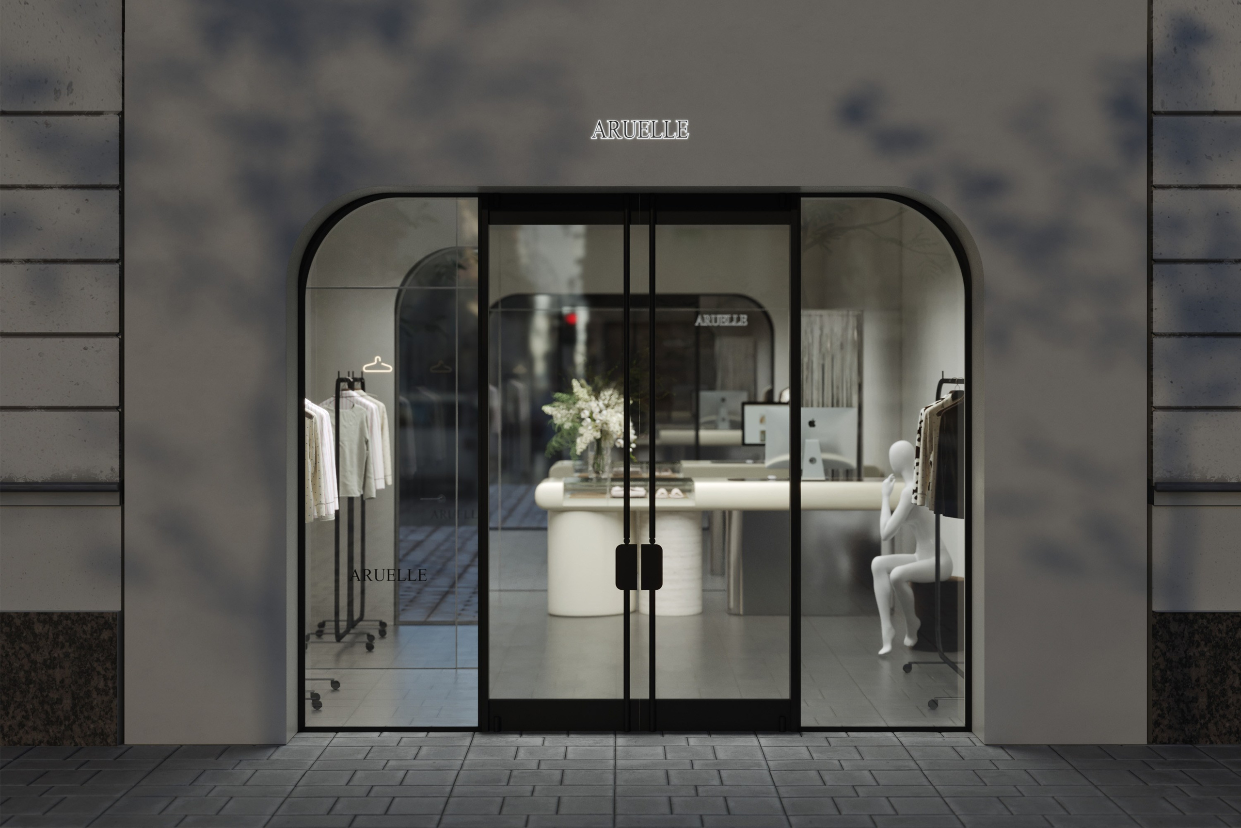 Дизайн-проект интерьера магазина Aruelle