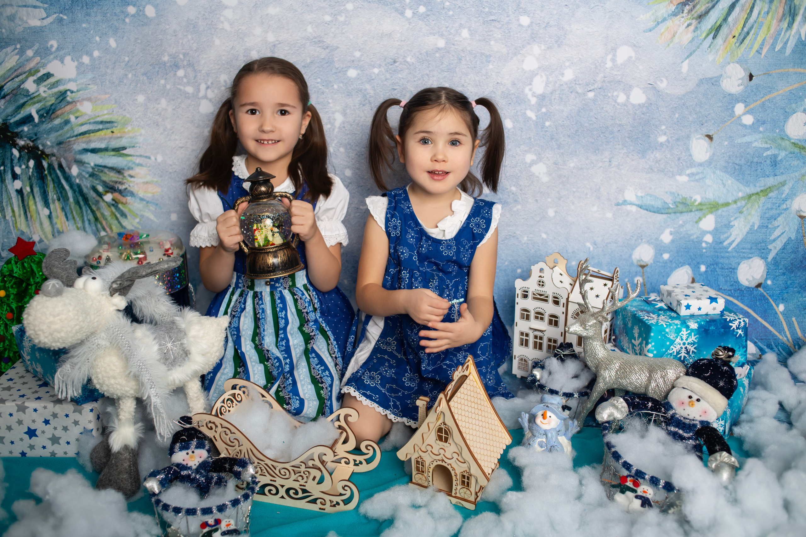 Фотозона в Мкр Красногорский — голубая. Семейный и детский фотограф в Москве и МО — Александра