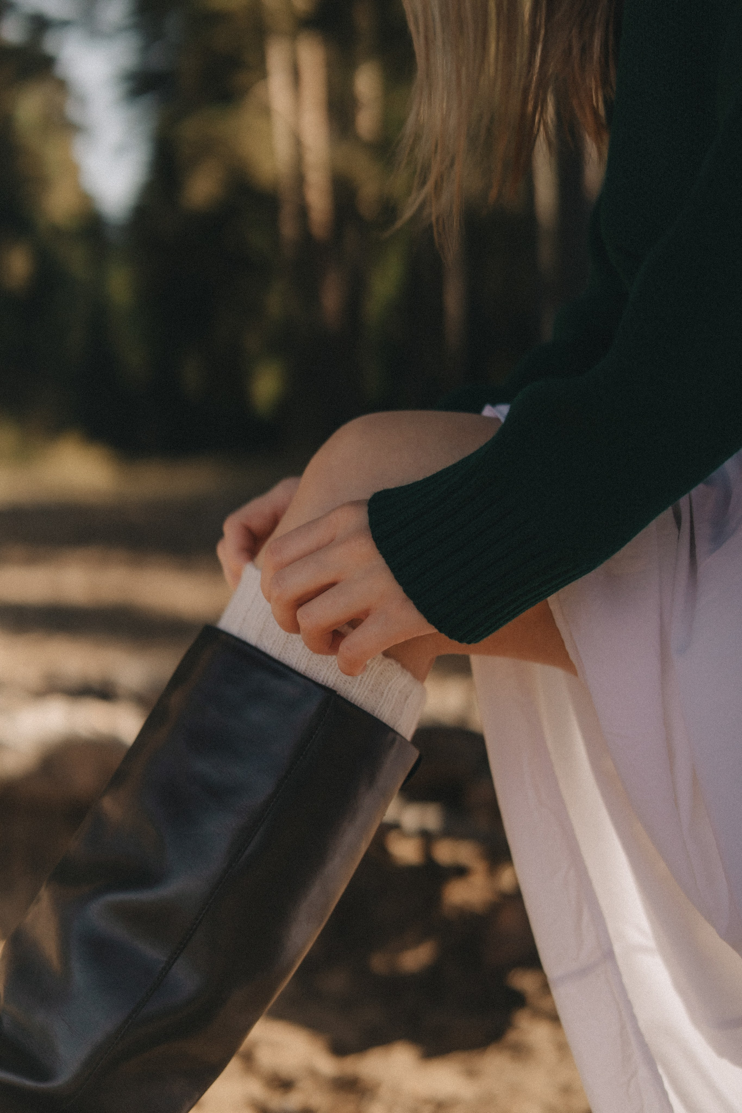 Алена | фотосессия в бору у Волги. Портретный фотограф Москва