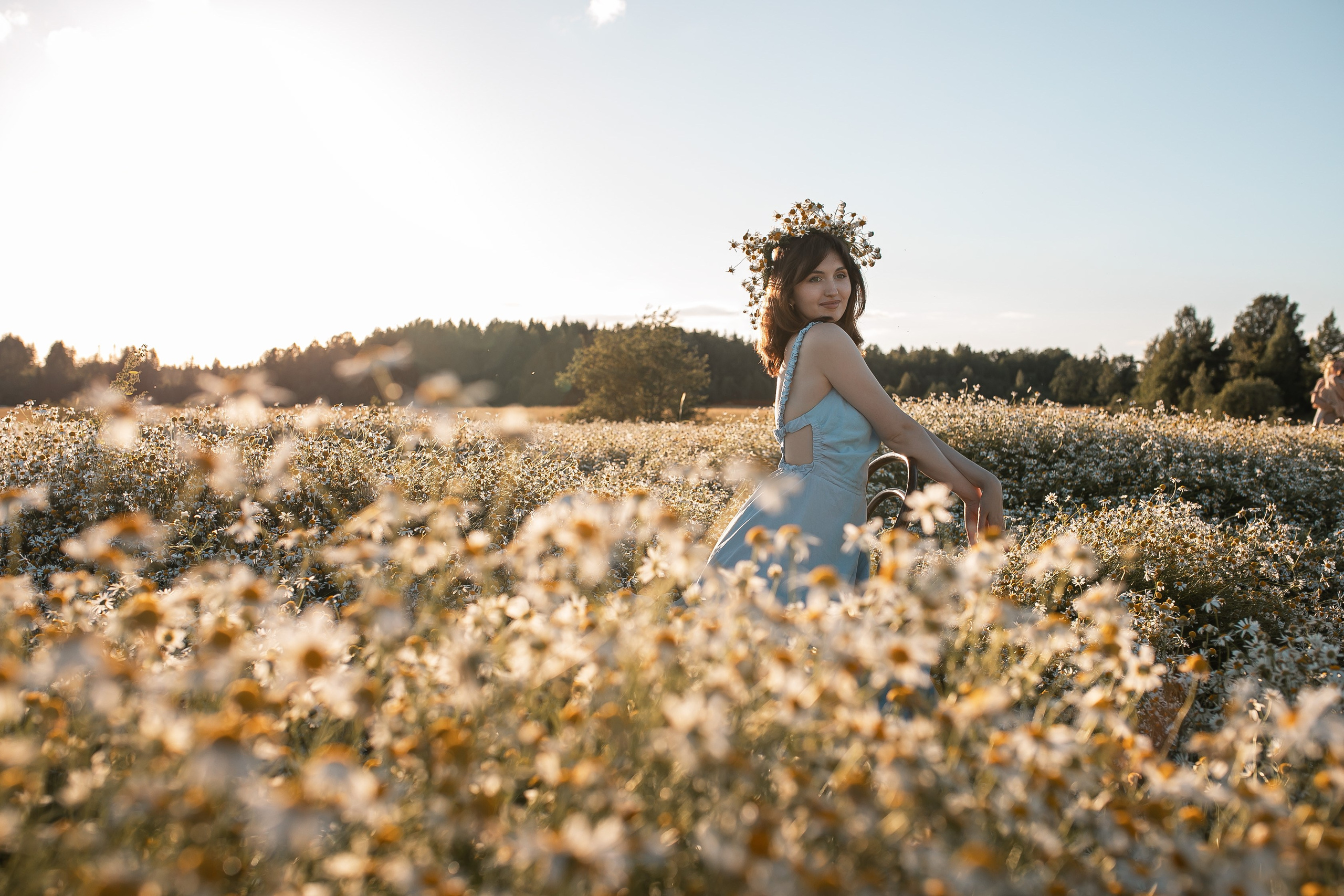 Оксана. Фотодень в ромашках. Свадебный и семейный фотограф в Колпино и СПб Юлия Папанова